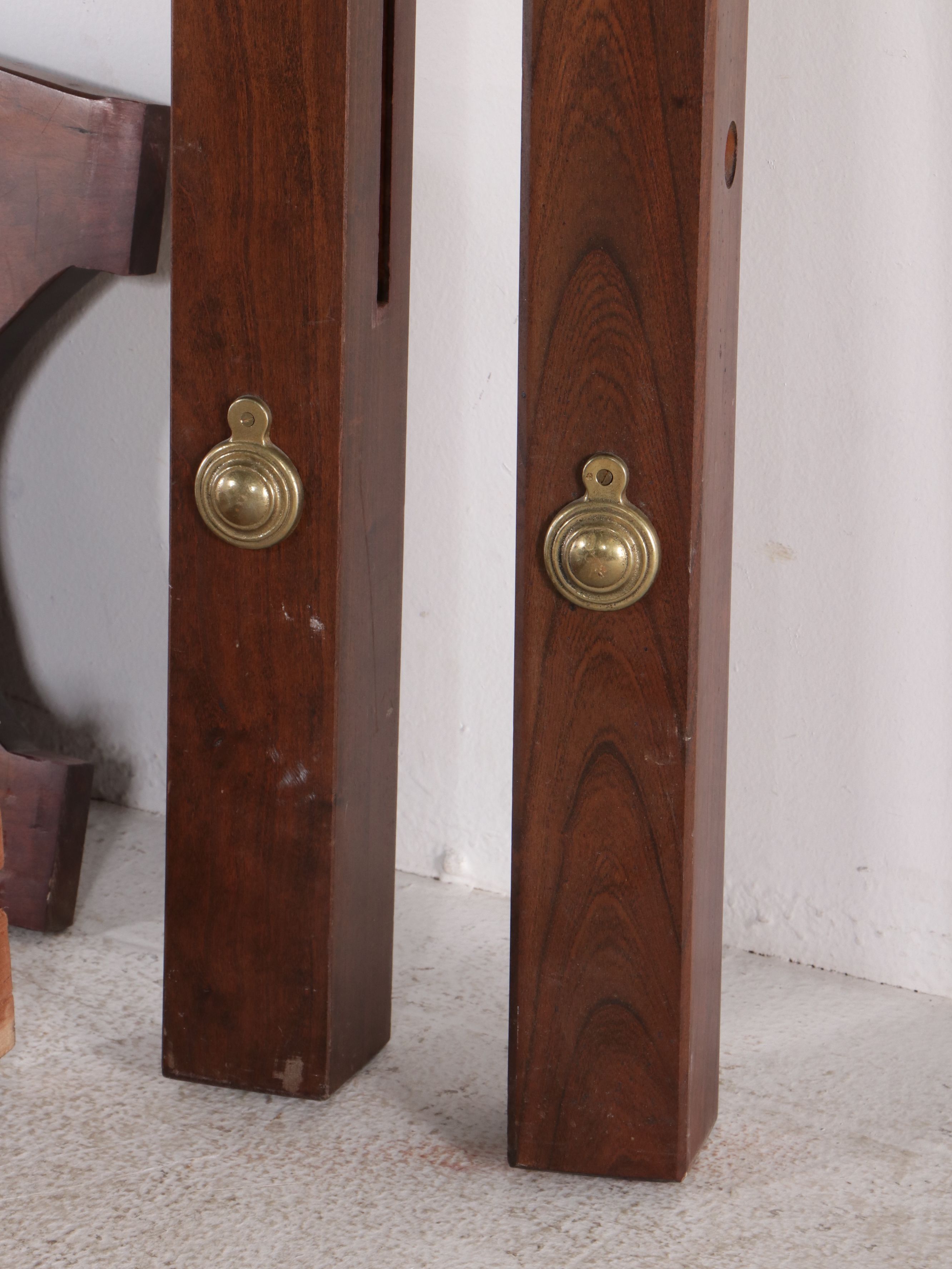 Federal Style Mahogany Finish Canopy Bed, 20th Century