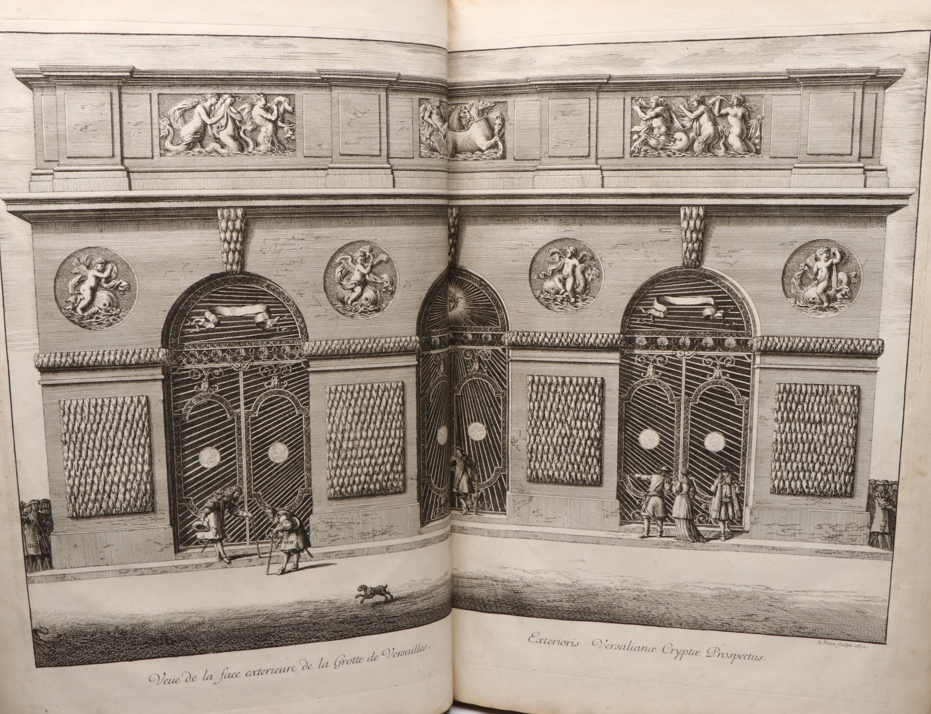 "Description de la grotte de Versailles" Folio by André Félibien, 1679