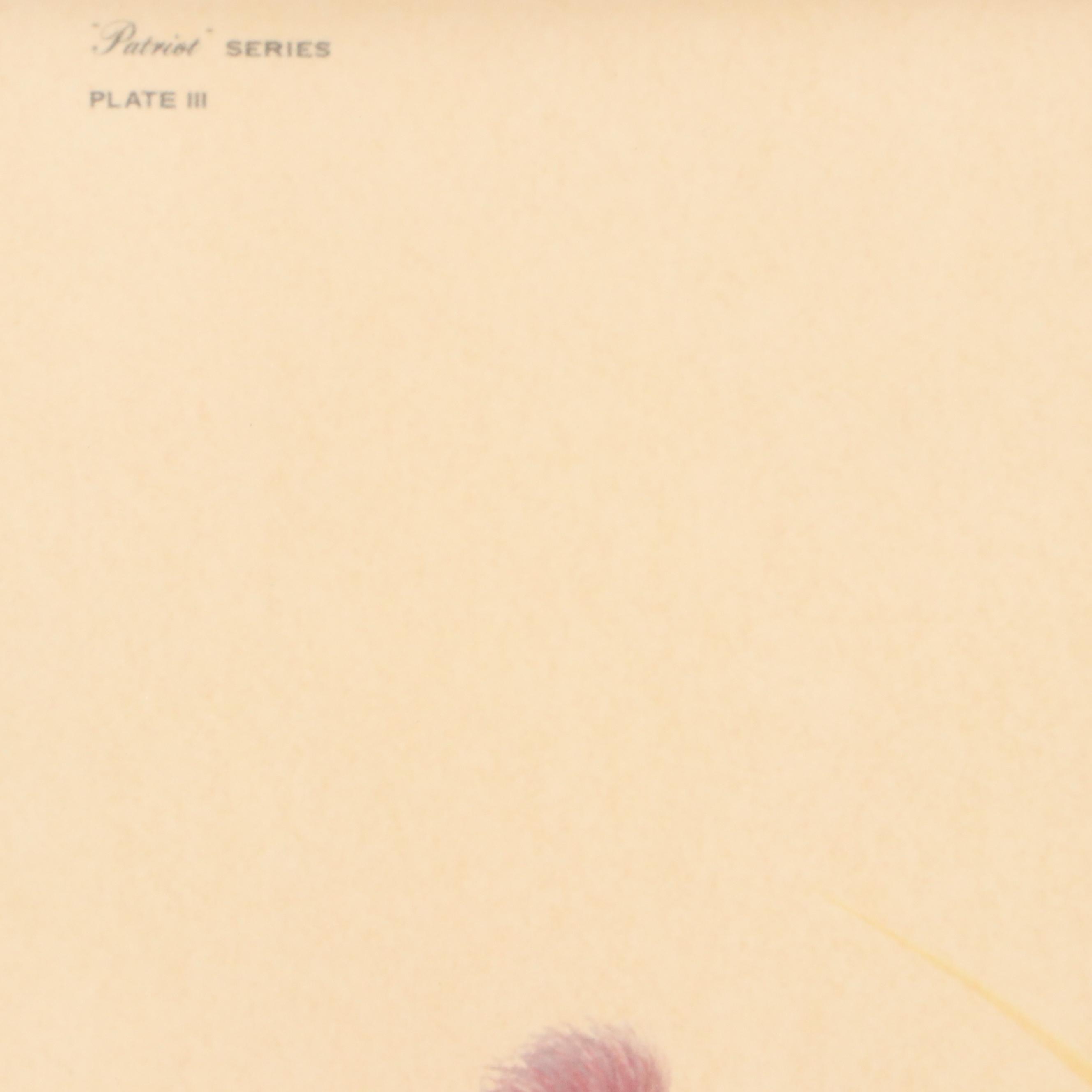 John A. Ruthven Ornithological Offset Lithograph "Meadowlark," 1979