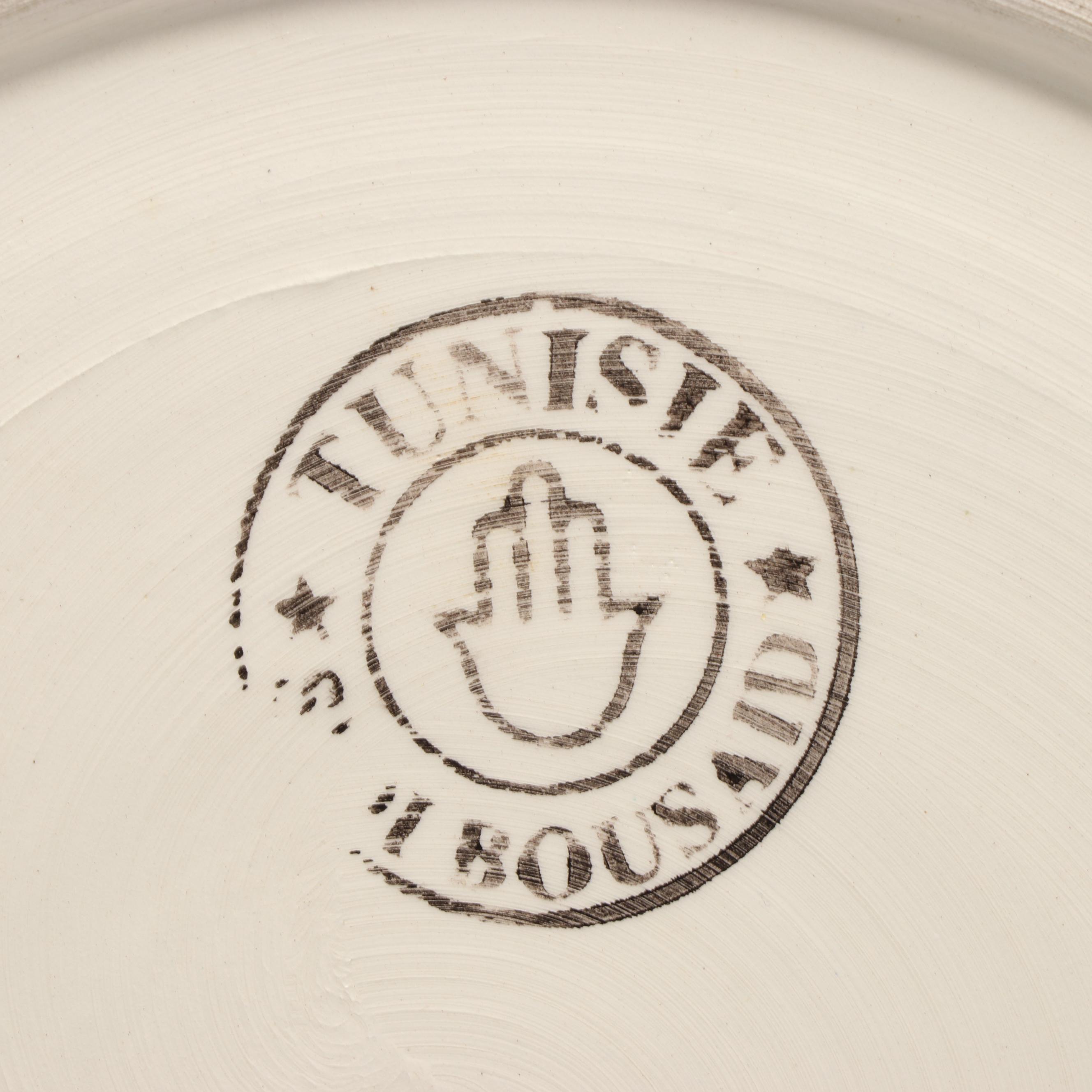 Turkish and Tunisian Hand-Painted Ceramic Wall Plates