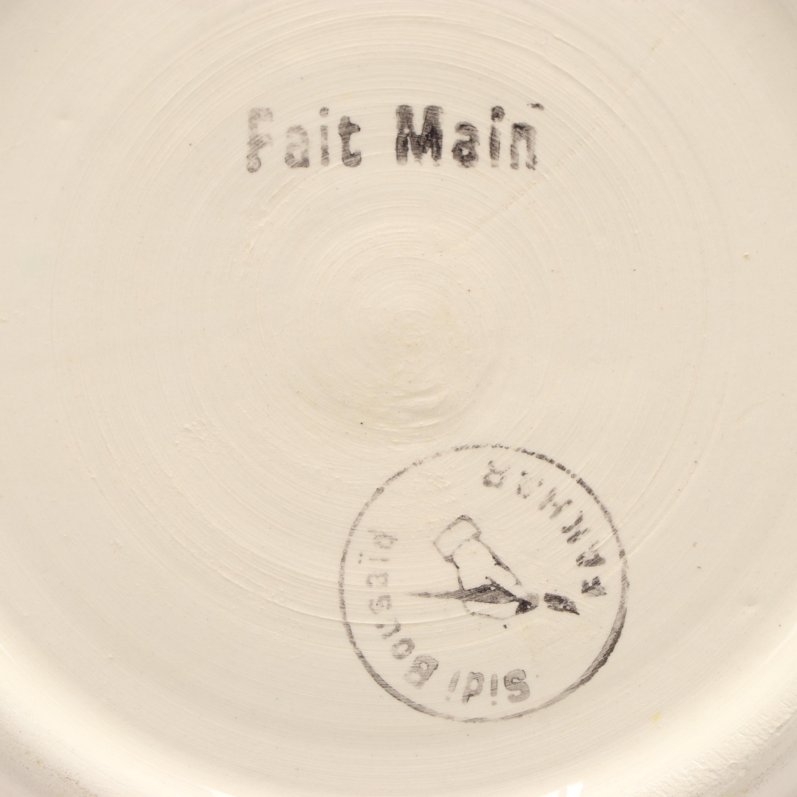 Turkish and Tunisian Hand-Painted Ceramic Wall Plates