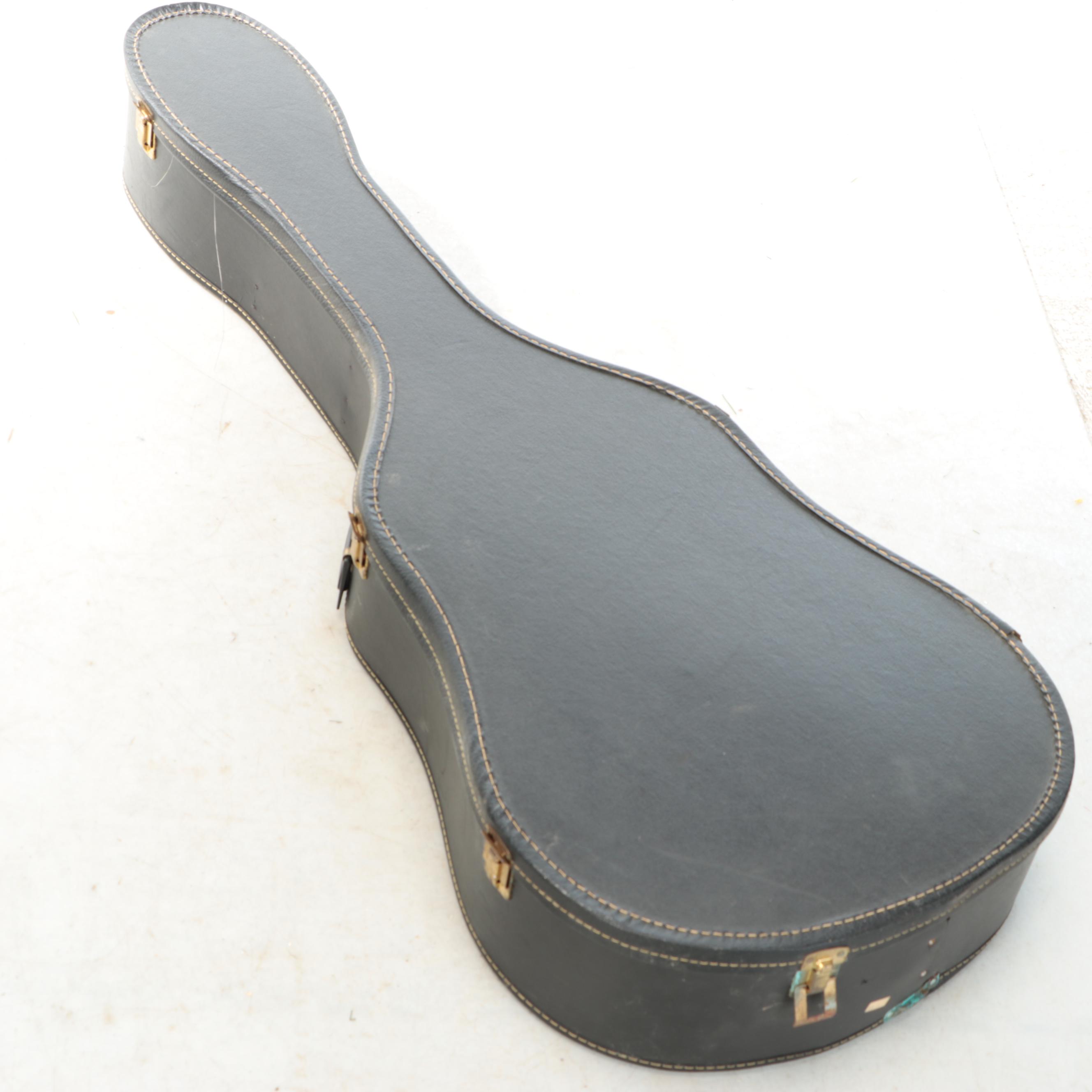 Eterna EF-21 Spruce Top Acoustic Guitar with Tolex Case, Late 20th Century