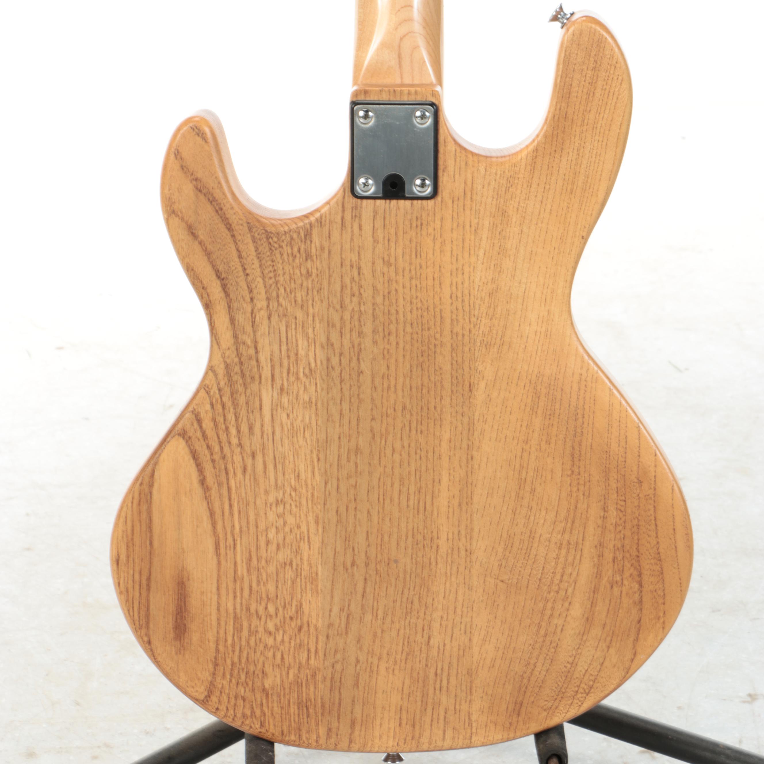 Peavey T-30 Natural Oak Solid Body Electric Guitar, Hardside Case, Late 20th C