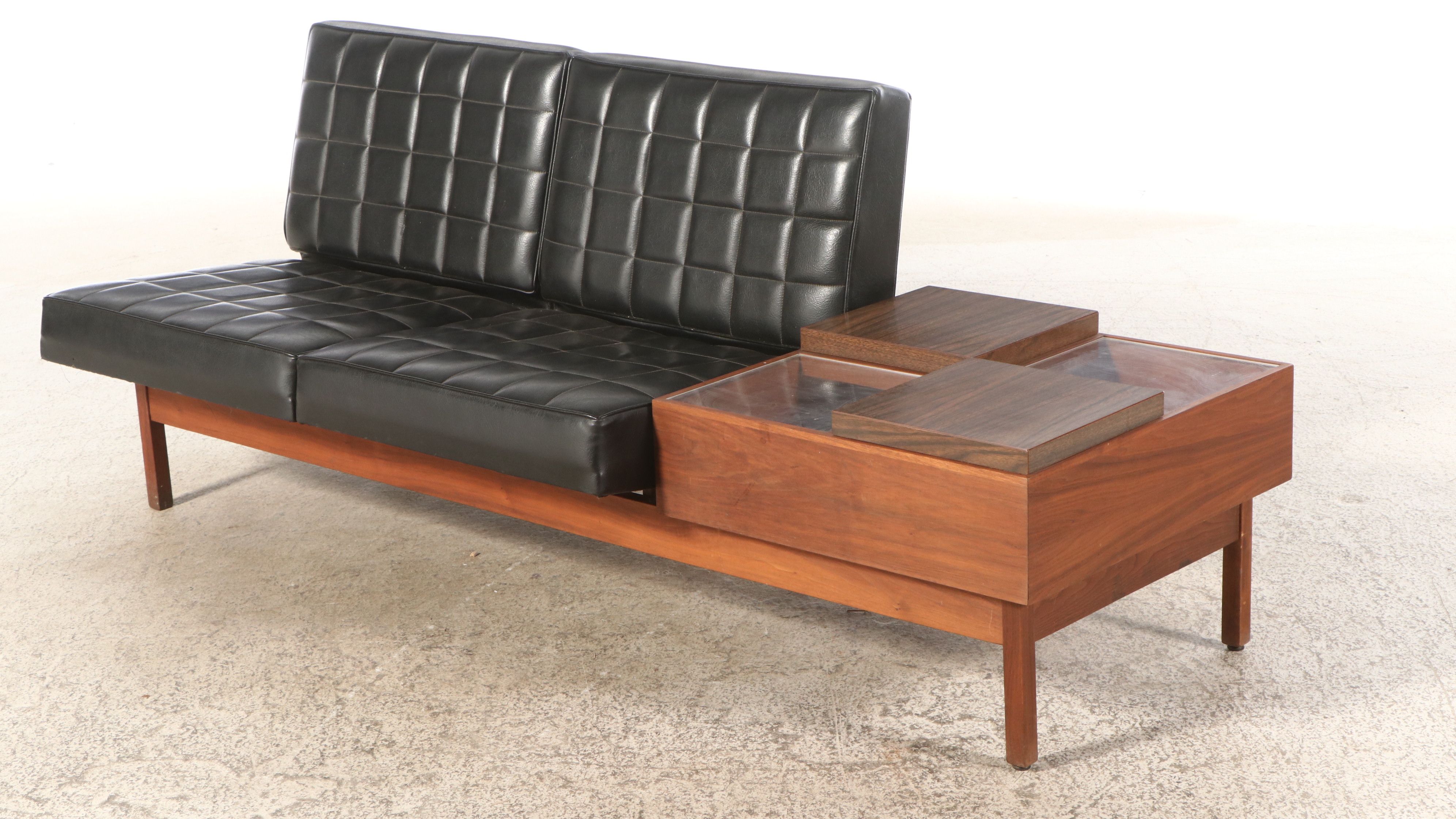 The Taylor Chair Co. Mid Century Modern Walnut Sectional