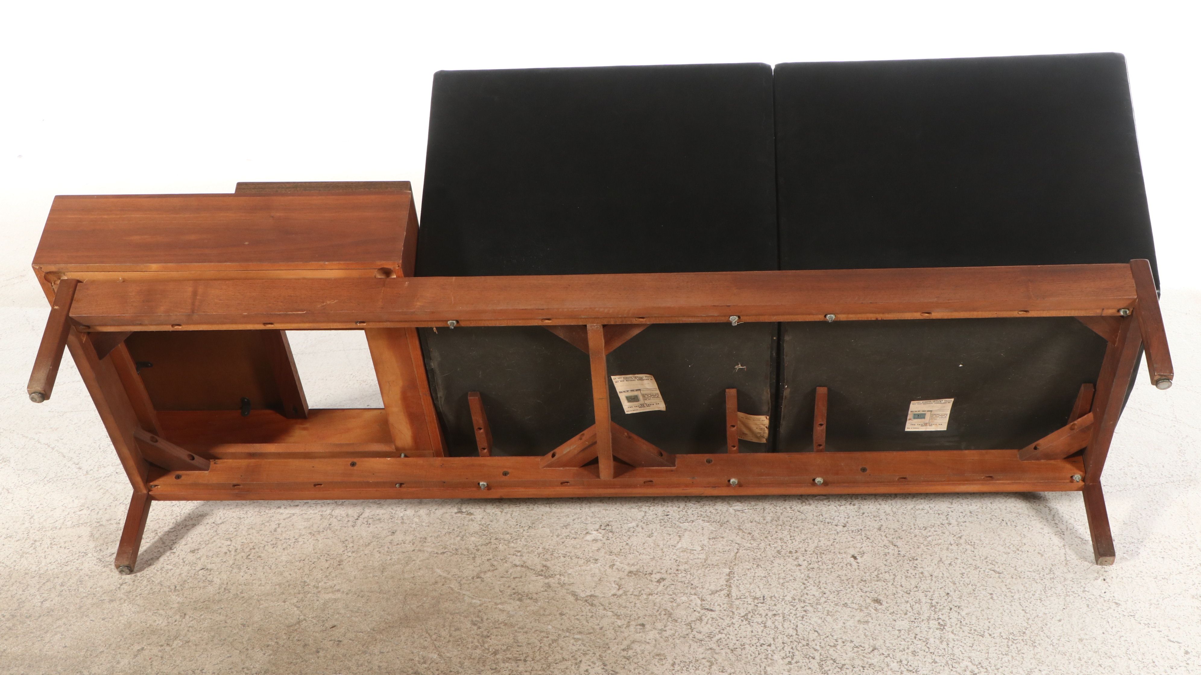 The Taylor Chair Co. Mid Century Modern Walnut Sectional