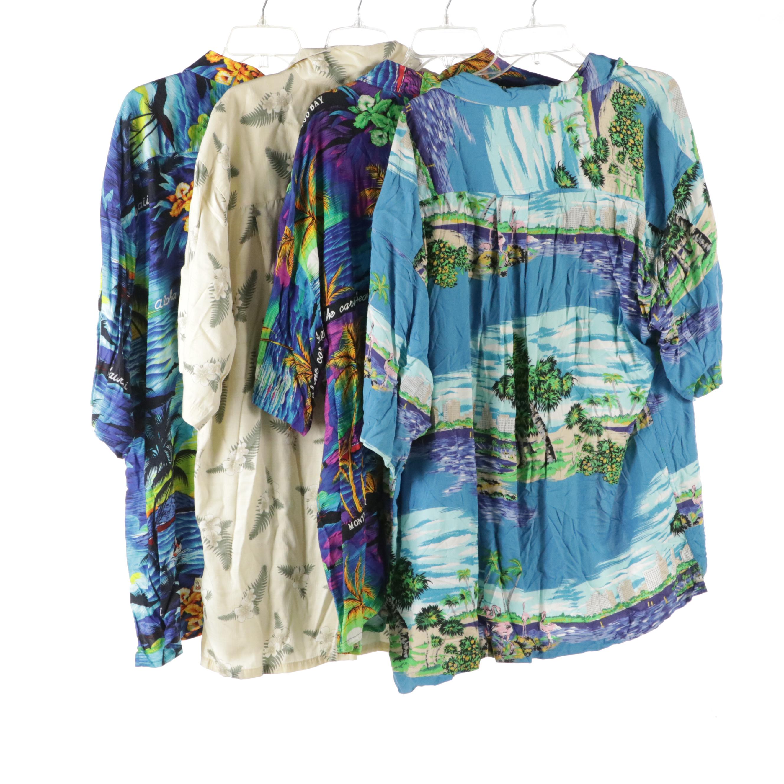 Men's Aloha Joe, M.E. Sport, and More Vintage Hawaiian Shirts