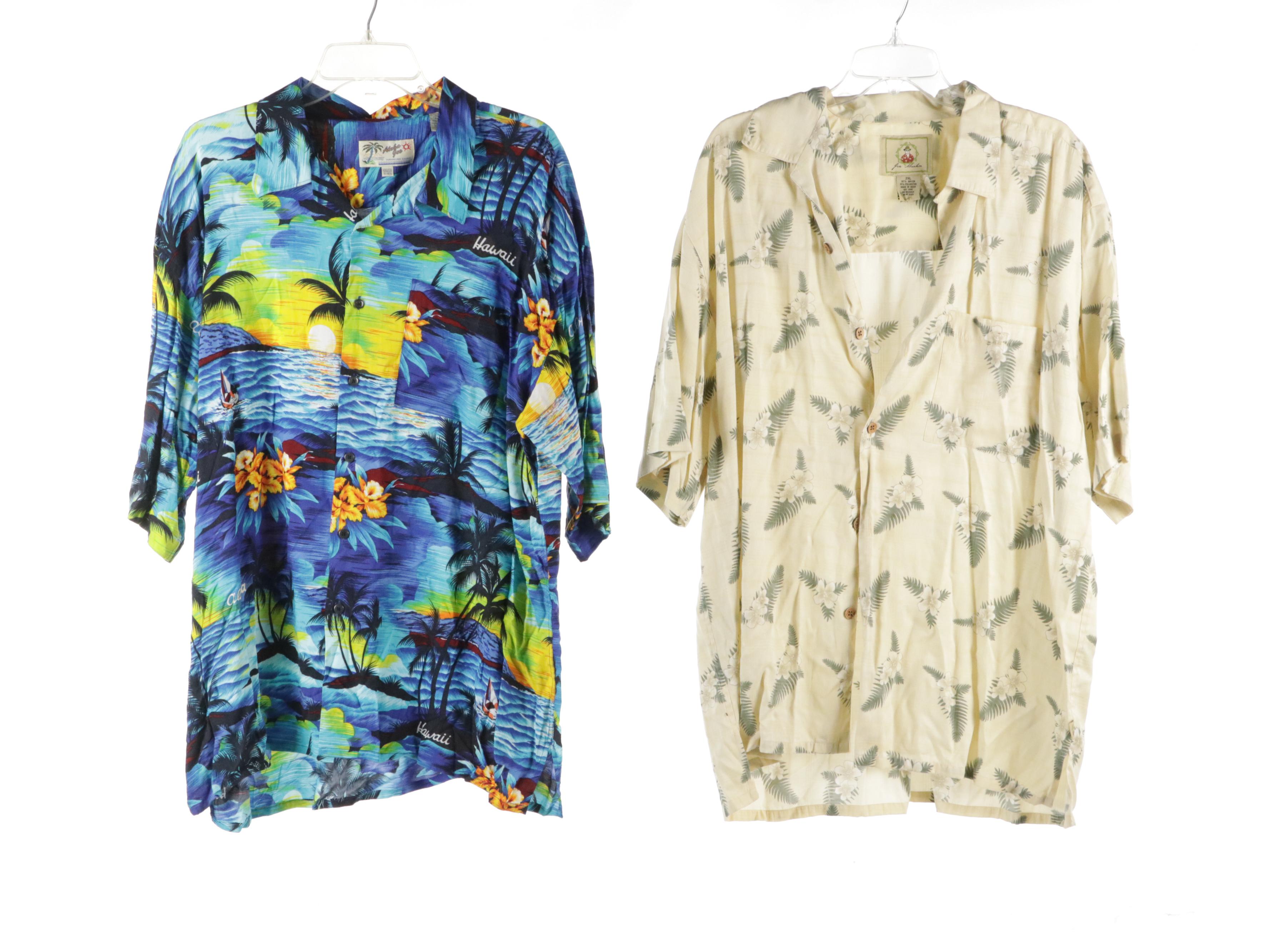 Men's Aloha Joe, M.E. Sport, and More Vintage Hawaiian Shirts