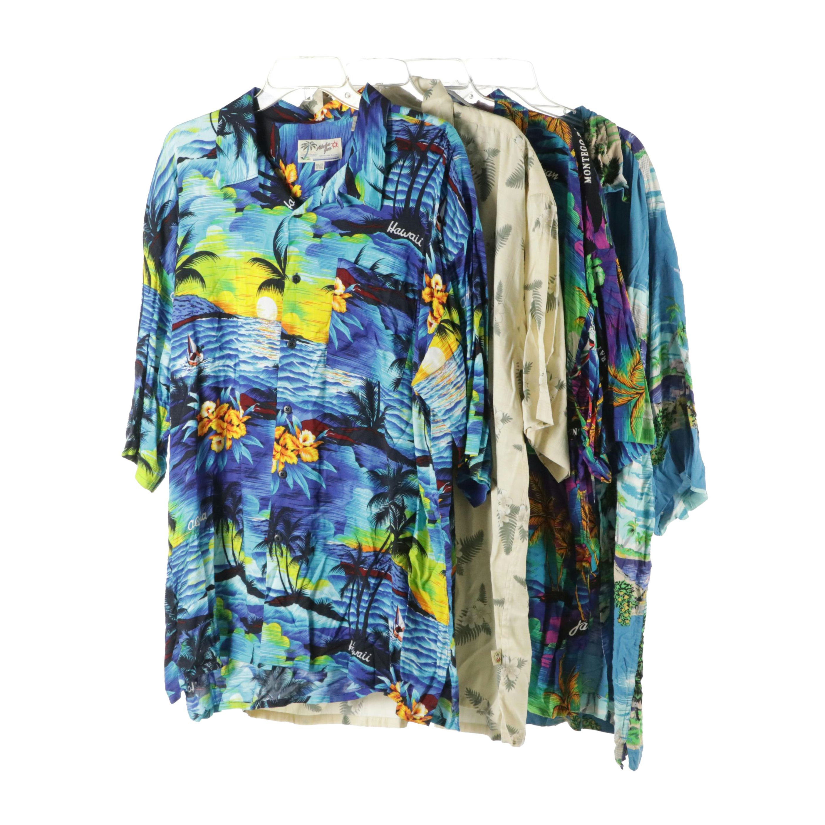 Men's Aloha Joe, M.E. Sport, and More Vintage Hawaiian Shirts