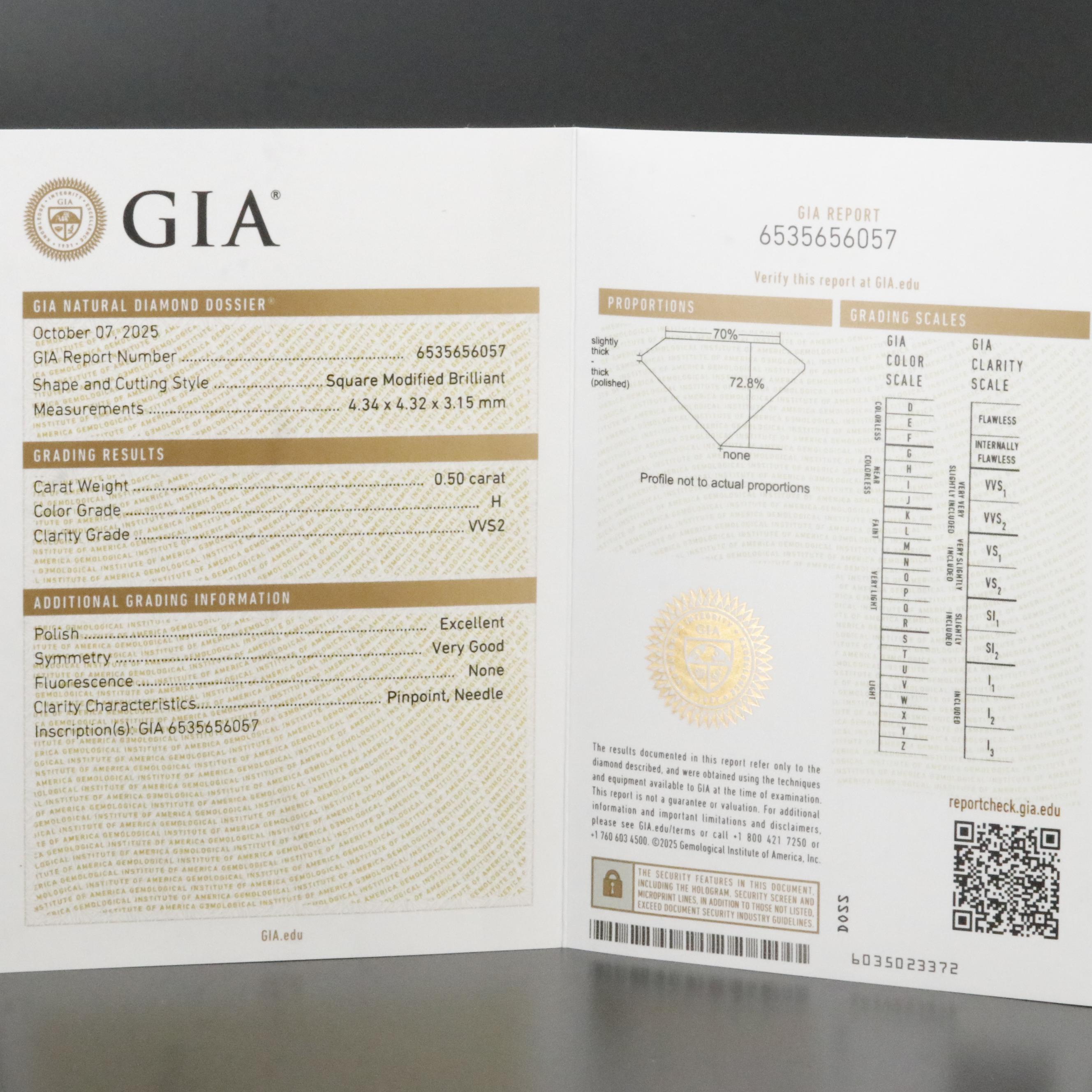 Platinum 1.01 CTW Diamond Stud Earrings with GIA Reports