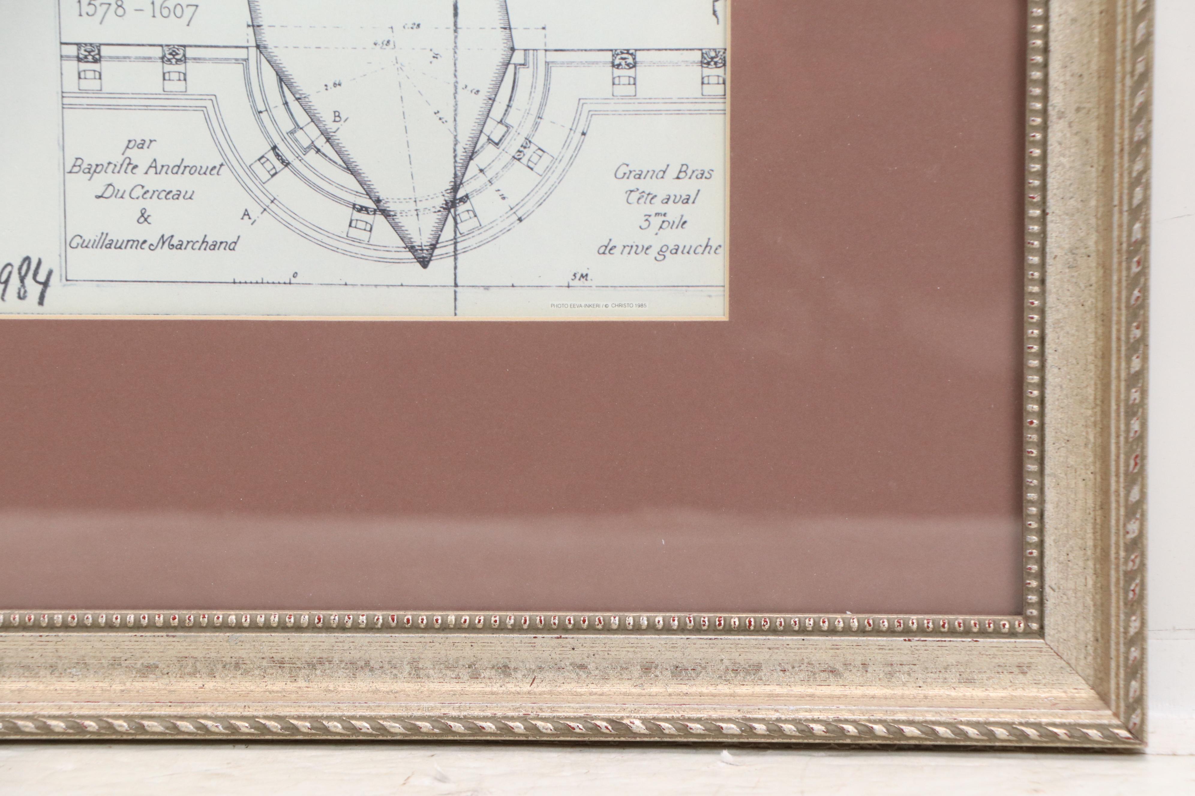 Offset Lithograph After Christo and Jeanne-Claude "The Pont Neuf Wrapped"