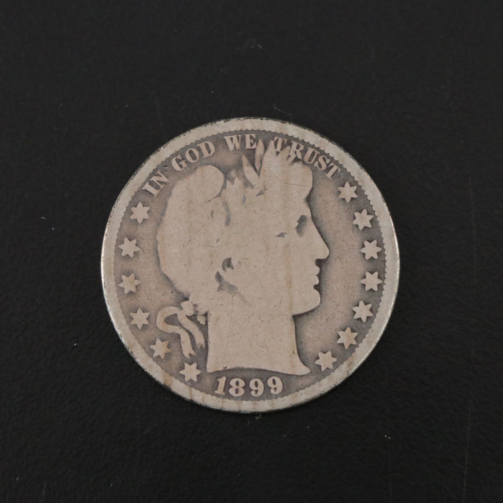 Six Barber Silver Half Dollars