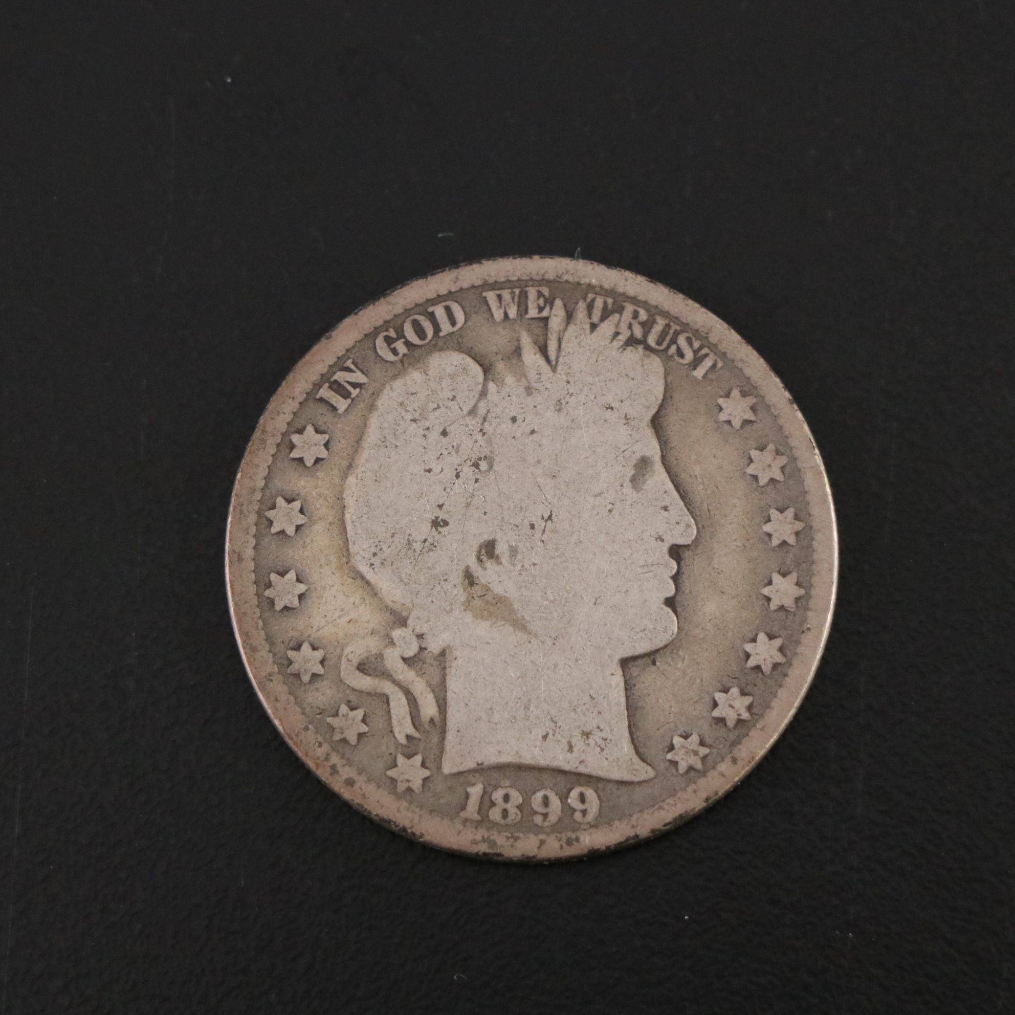 Six Barber Silver Half Dollars