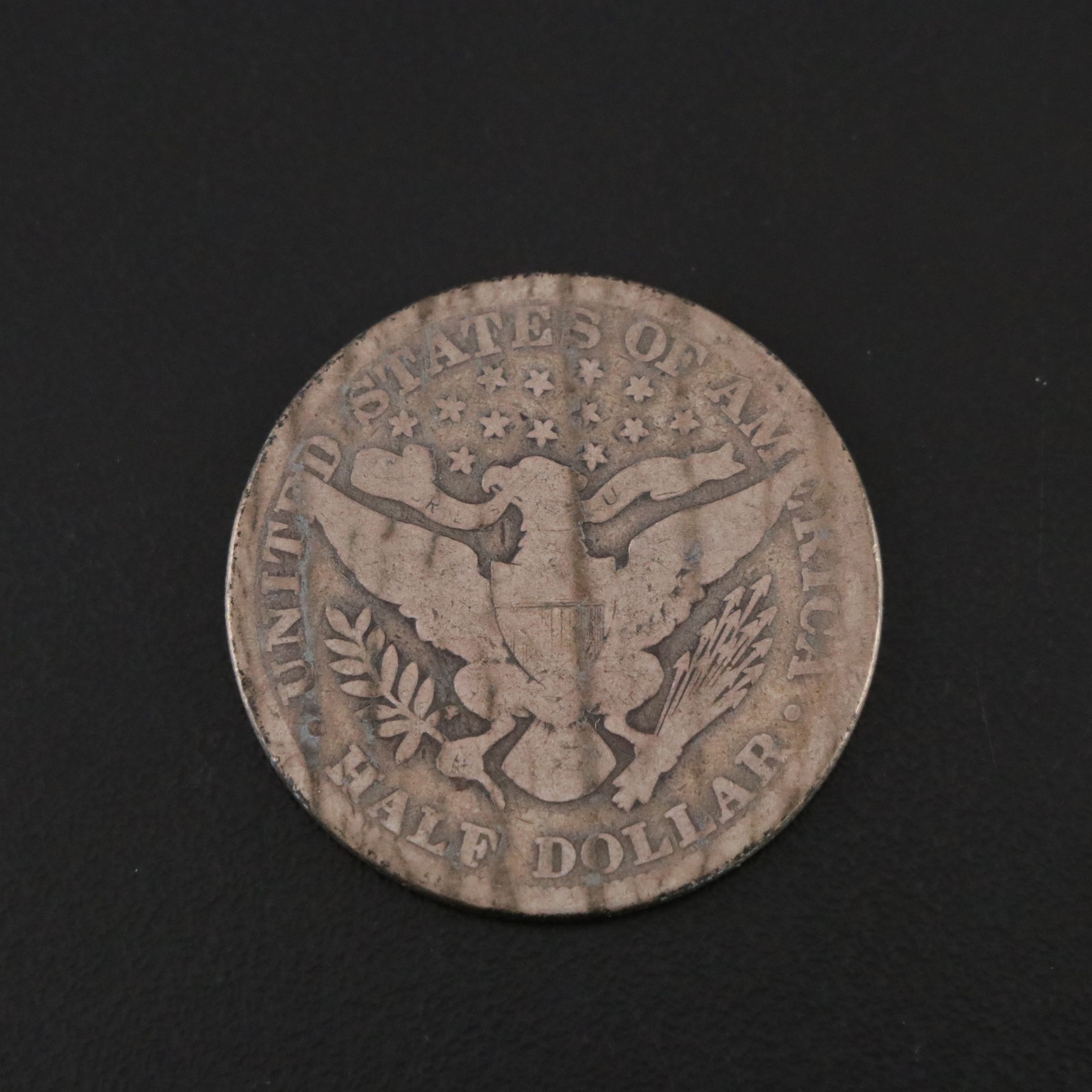 Six Barber Silver Half Dollars