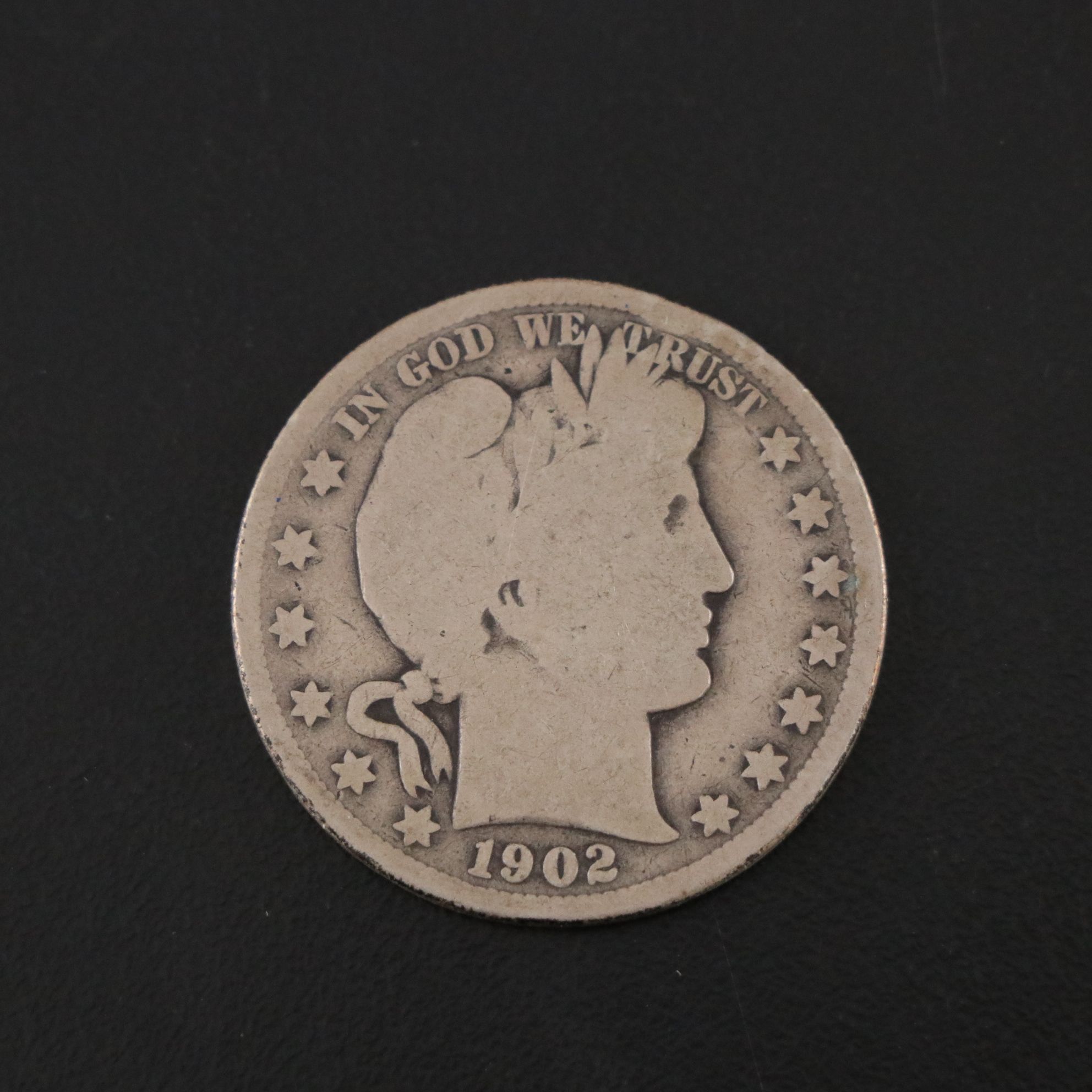 Six Barber Silver Half Dollars