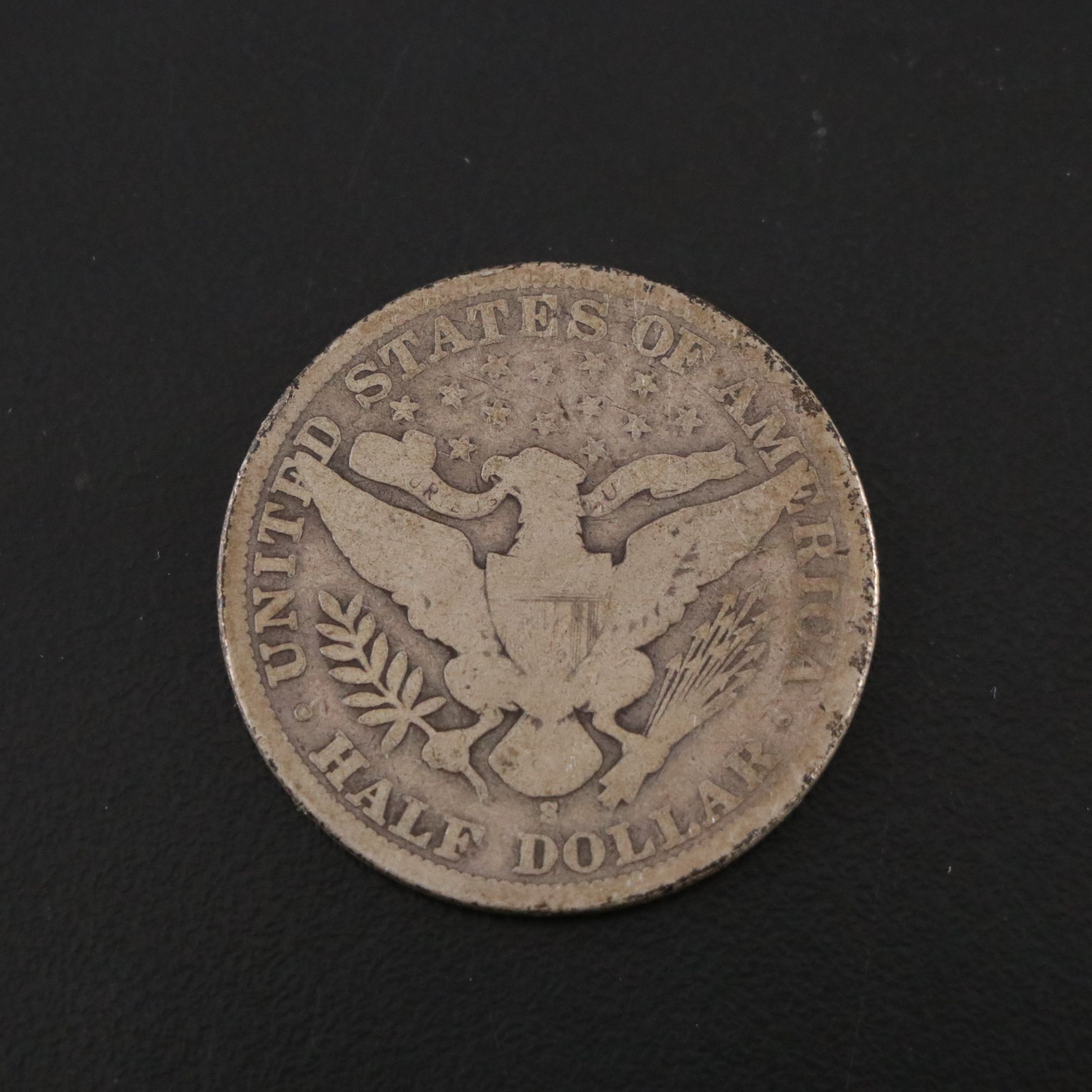 Six Barber Silver Half Dollars