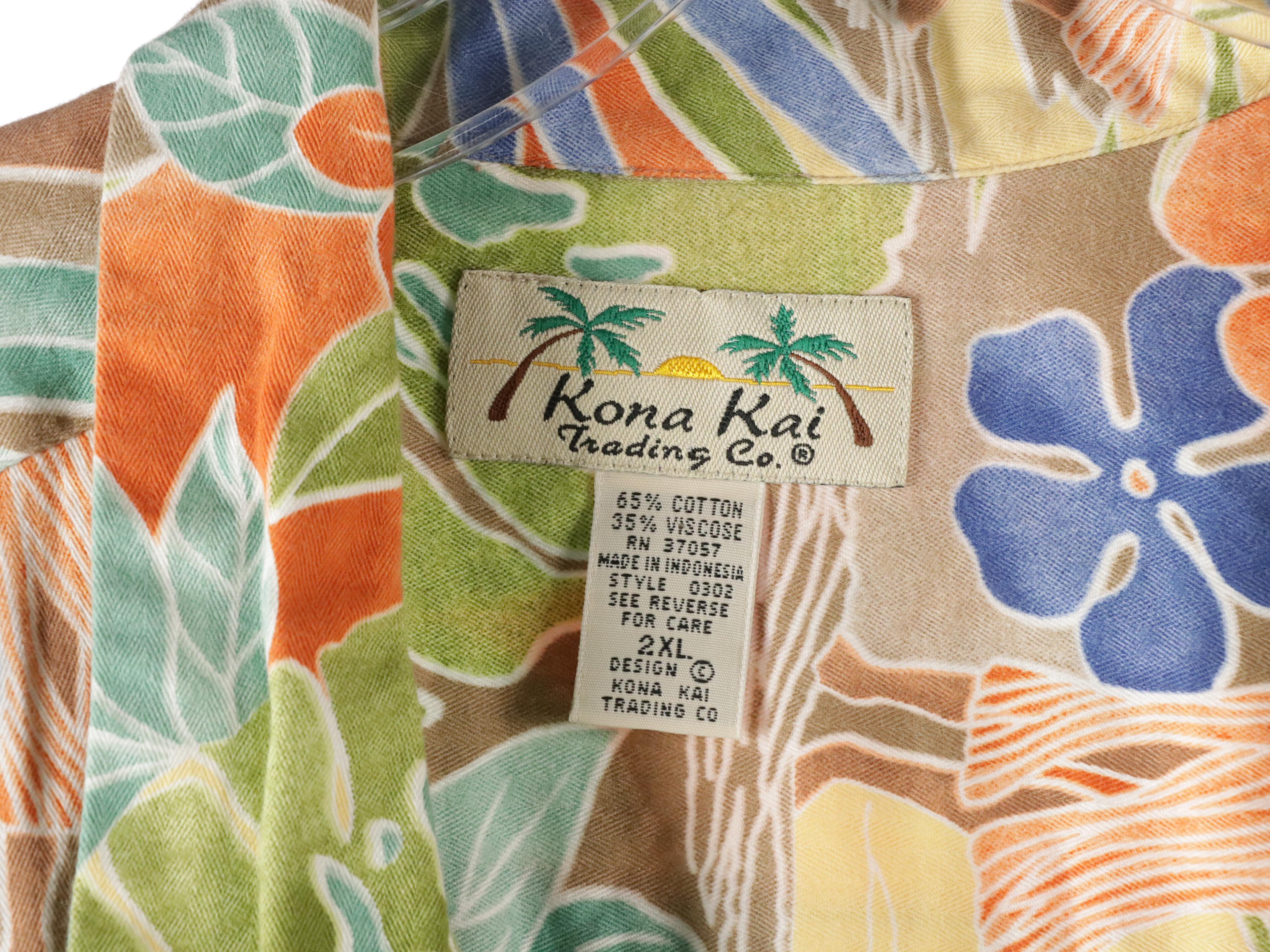 Men's Vintage Hawaiian Shirts Including Waltah Clarke's and Kona Kai Trading Co.