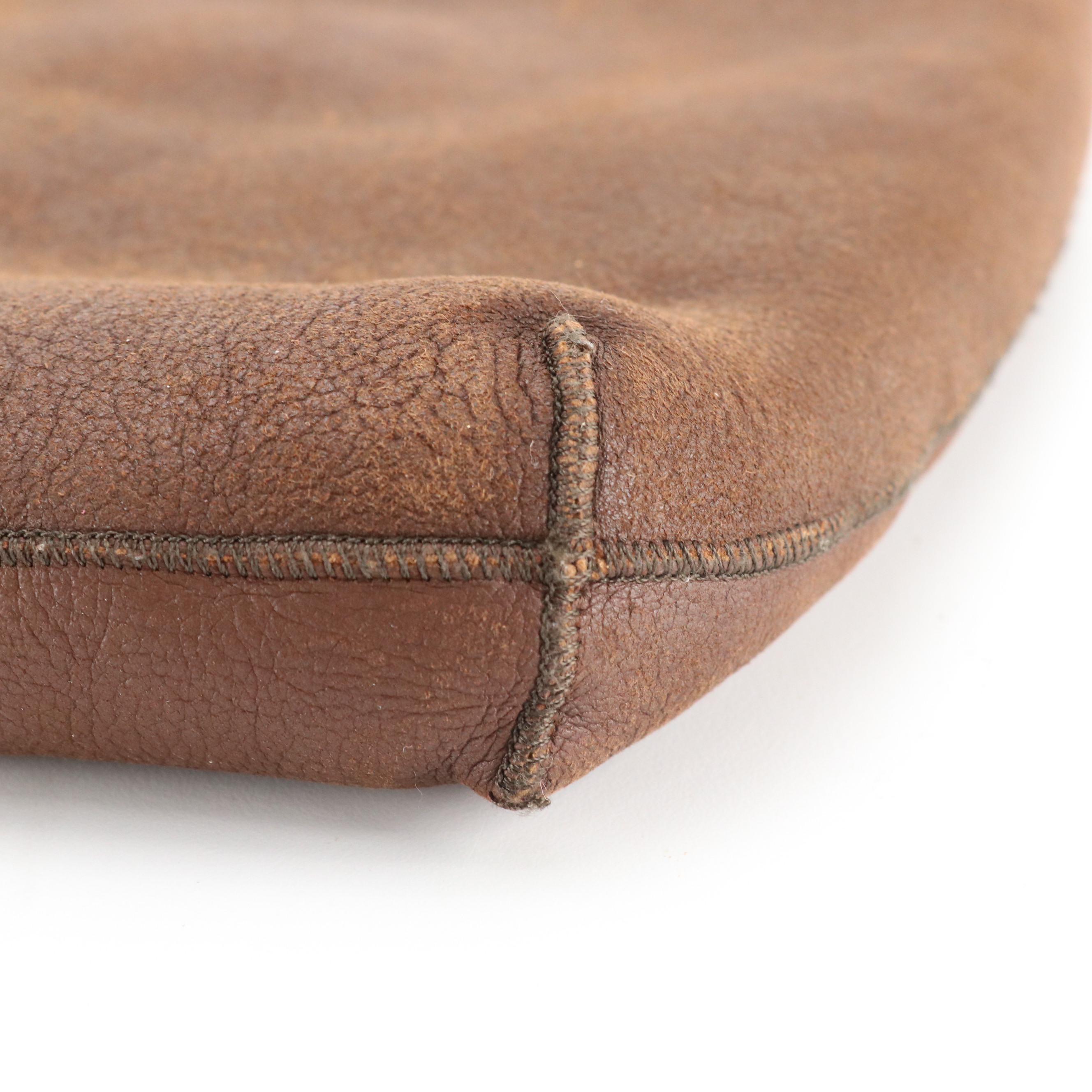 Chanel Chain Strap Bag in Chocolate Brown Lambskin Shearling