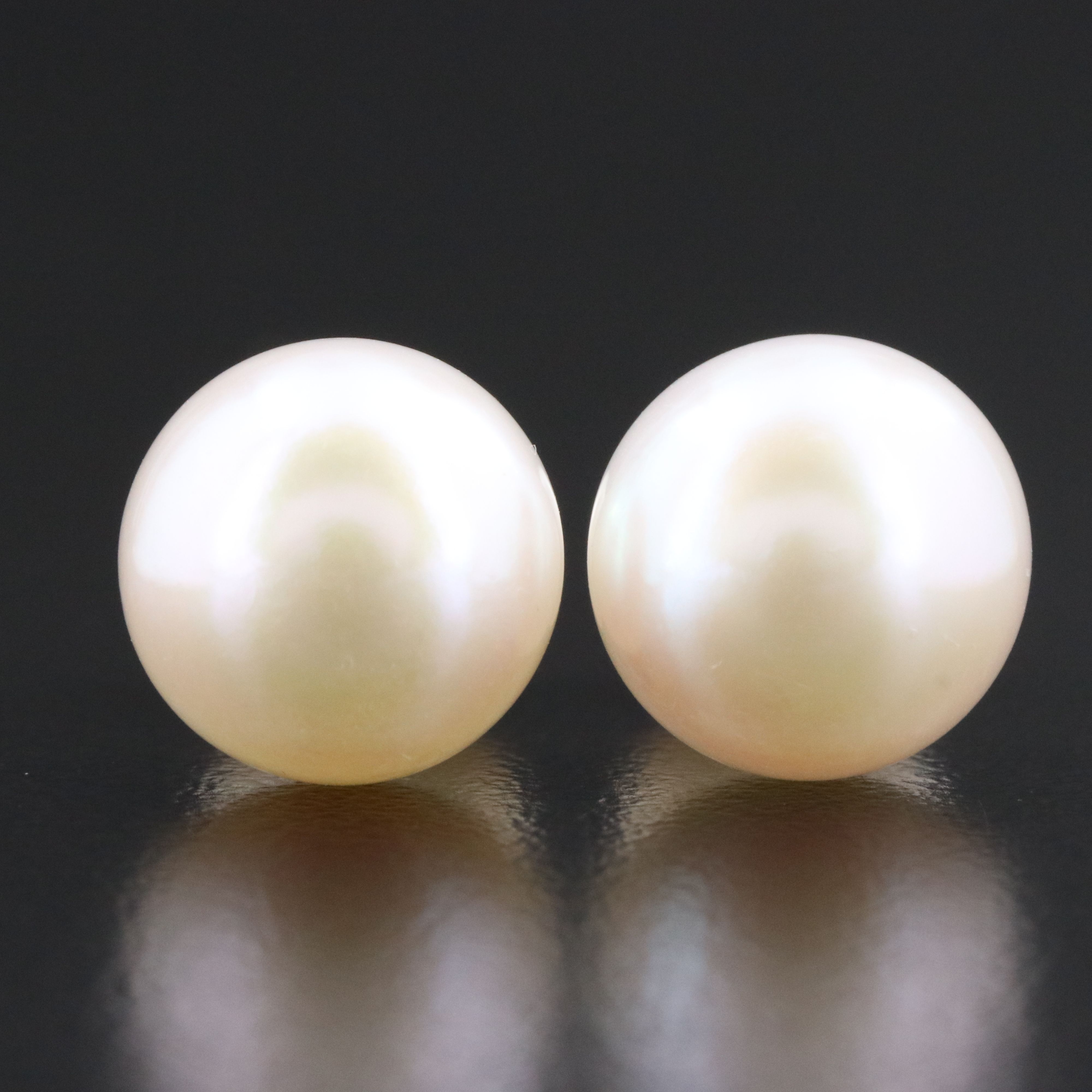 14K Pearl Front-Back Earrings