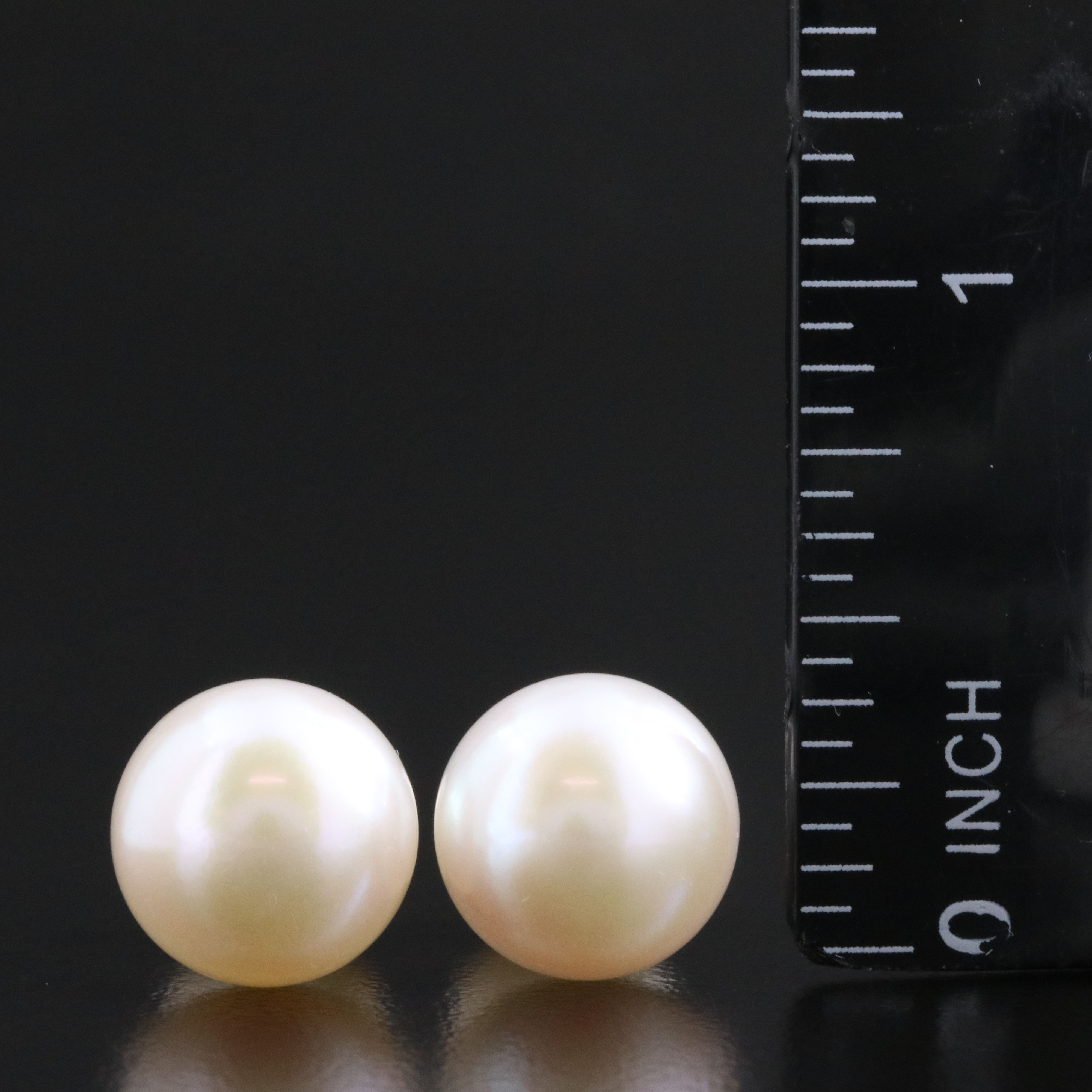14K Pearl Front-Back Earrings