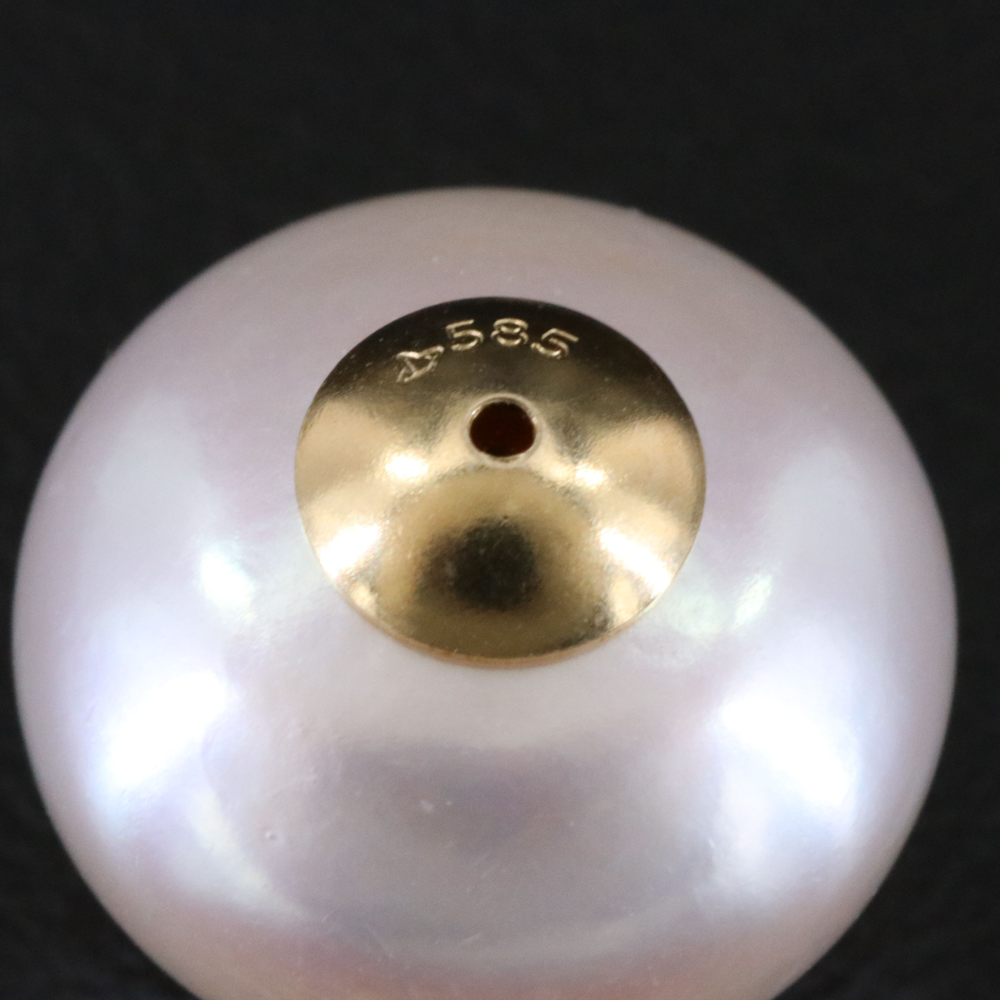 14K Pearl Front-Back Earrings