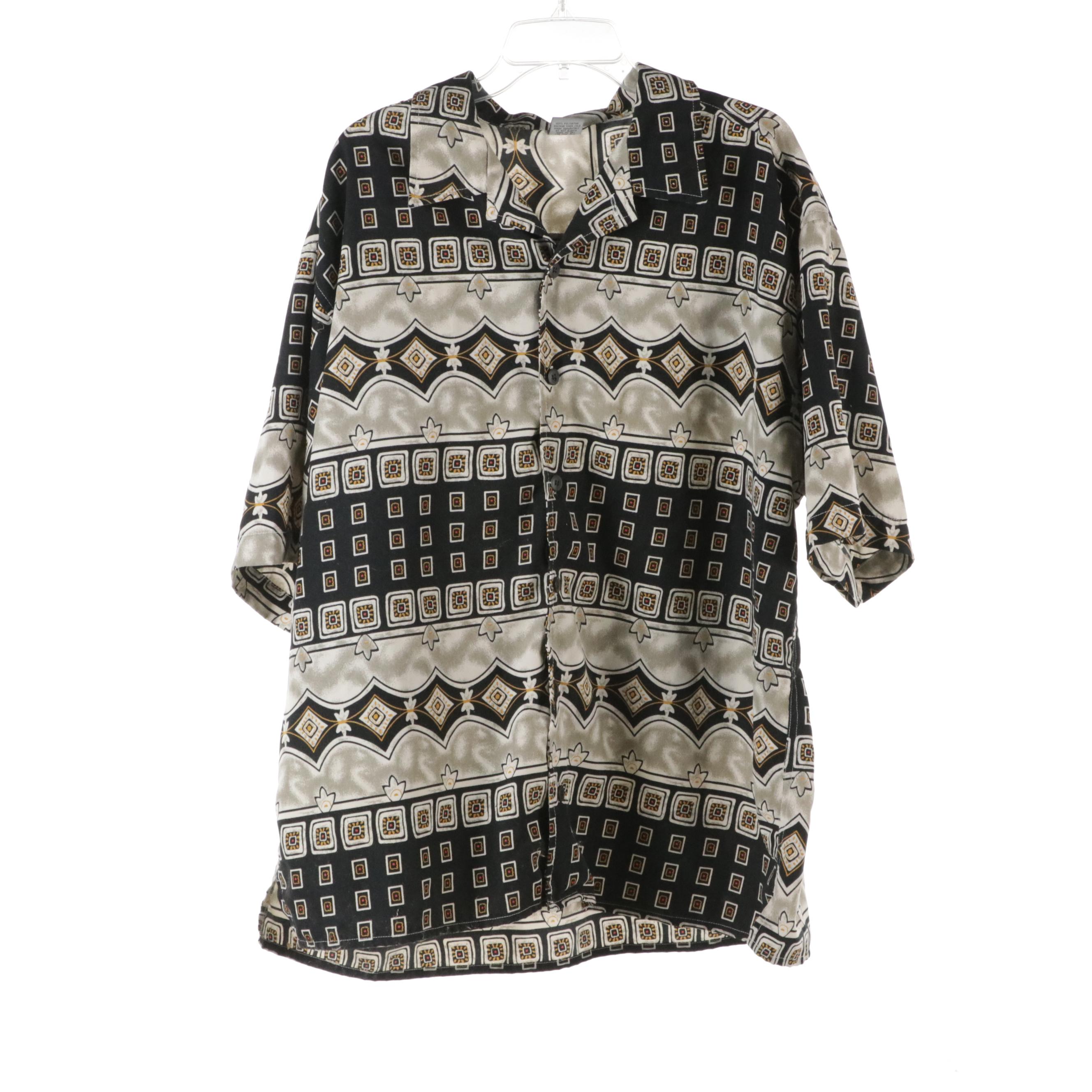 Men's Hawaiian Style Shirts from Go Barefoot, South Pole, and Claudio Nucci