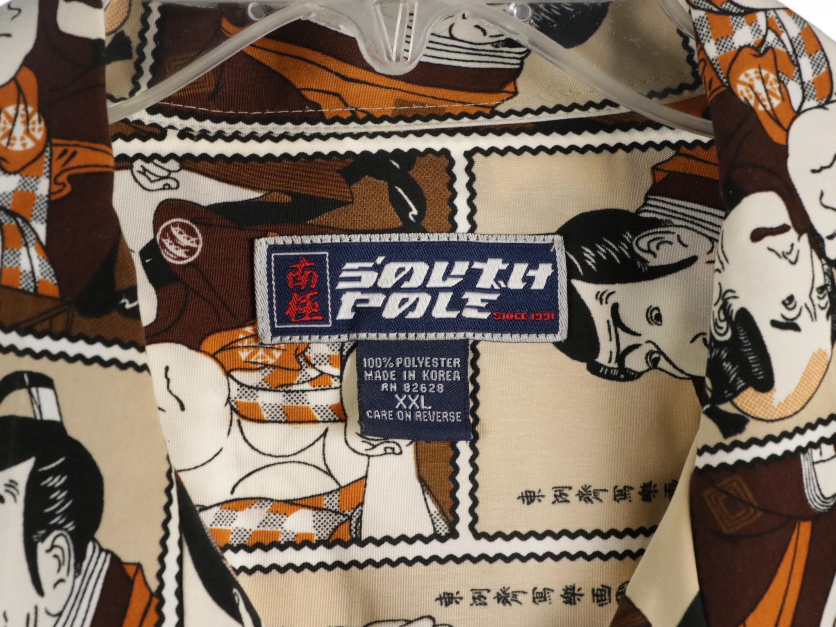 Men's Hawaiian Style Shirts from Go Barefoot, South Pole, and Claudio Nucci