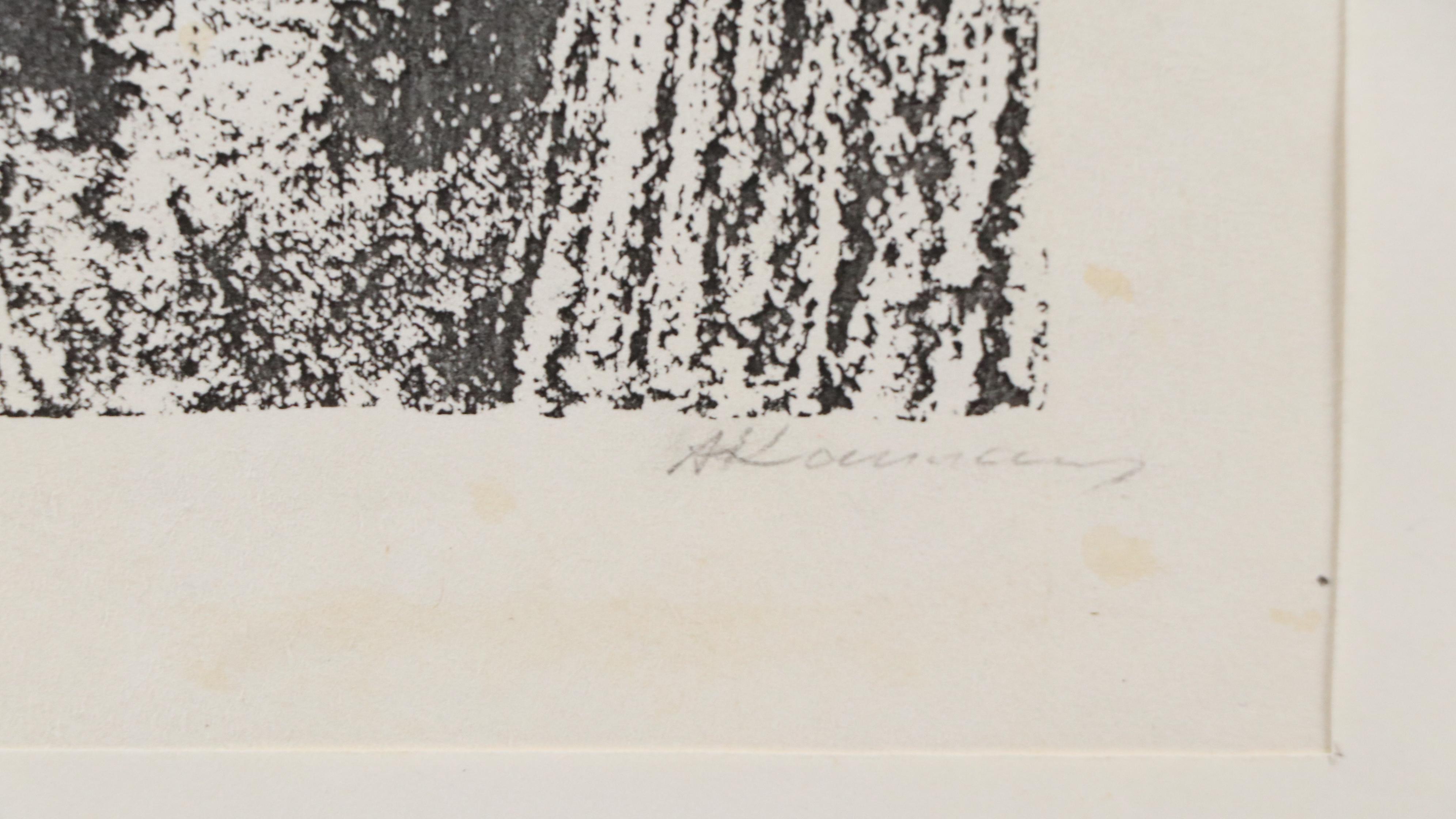 Anatoli Kaplan Lithographs "Lazar Wolf, the Butcher" and "Return Home"