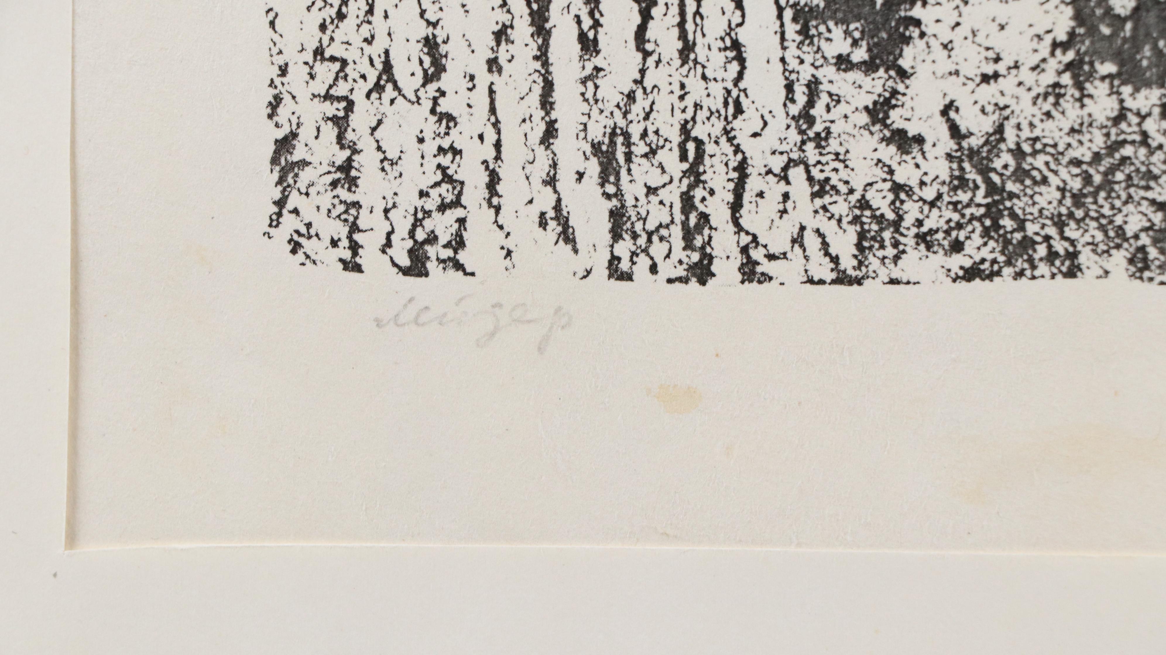 Anatoli Kaplan Lithographs "Lazar Wolf, the Butcher" and "Return Home"