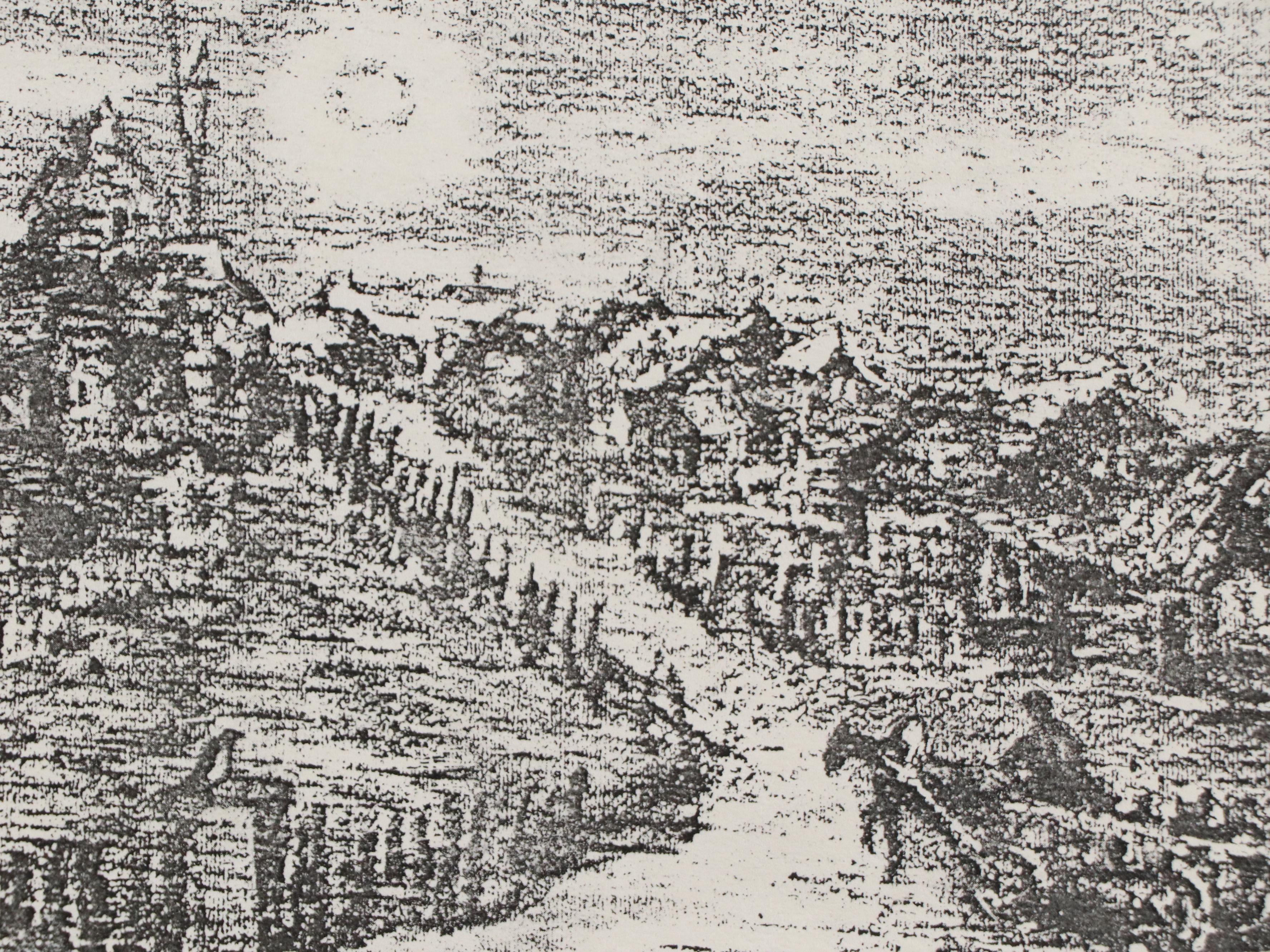 Anatoli Kaplan Lithographs "Lazar Wolf, the Butcher" and "Return Home"