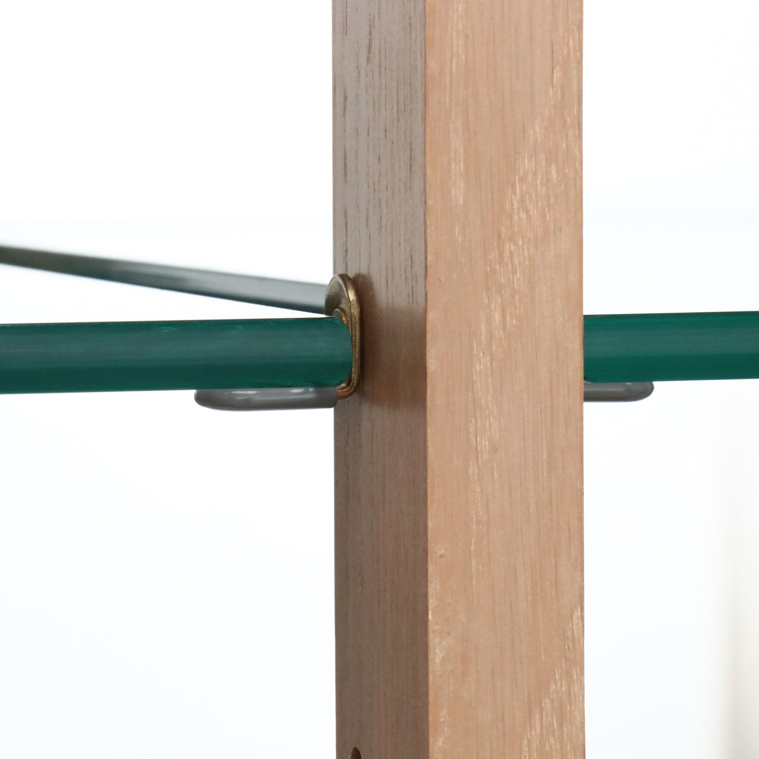 French Provincial Style Cerused Oak and Glass Display Cabinet