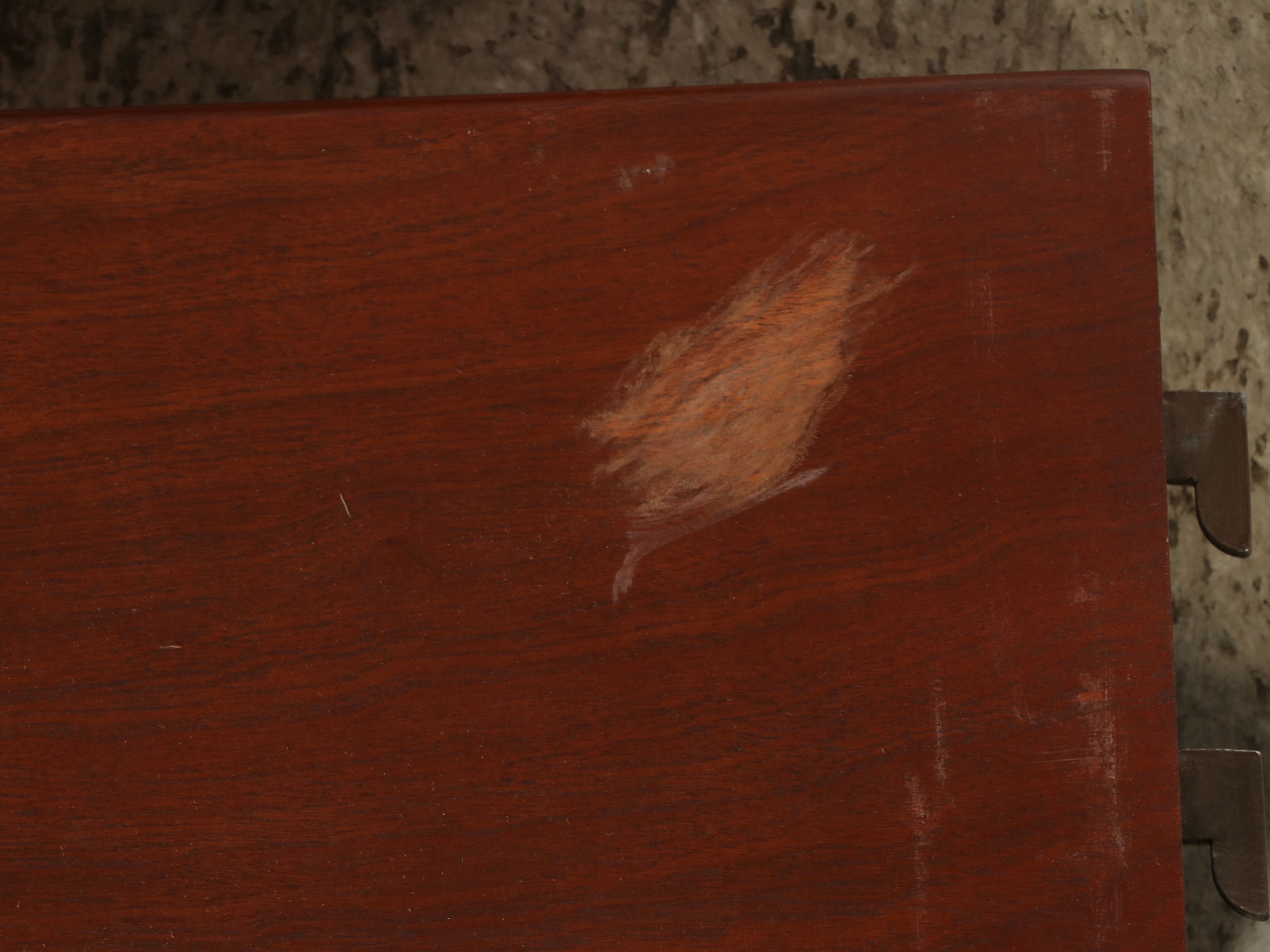 Pair of Thomas H. Kramer Federal Style Four-Poster Walnut Twin Bed Frames