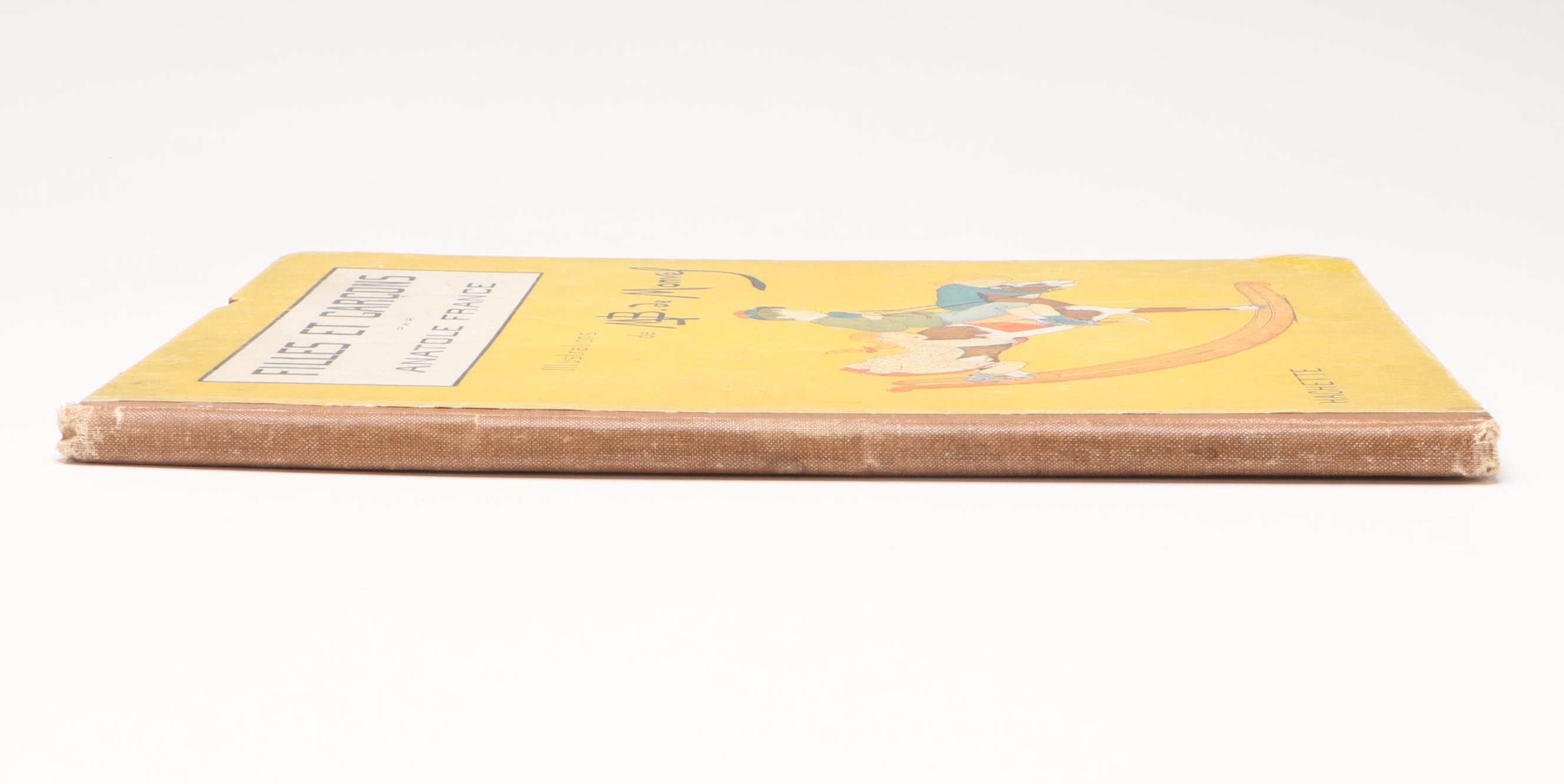 Bernard Boutet de Monvel Illustrated "Filles et garçons" by Anatole France