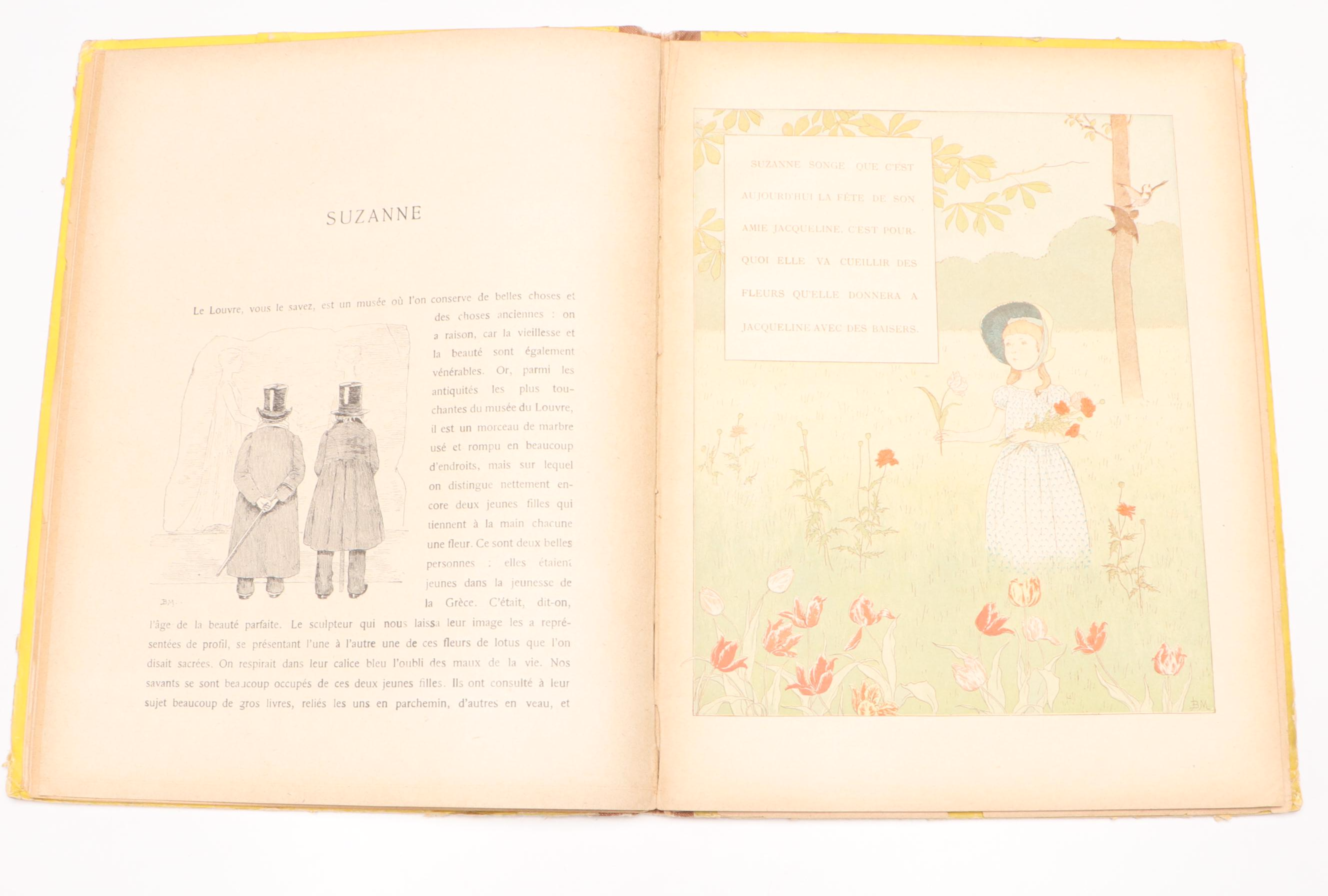 Bernard Boutet de Monvel Illustrated "Filles et garçons" by Anatole France