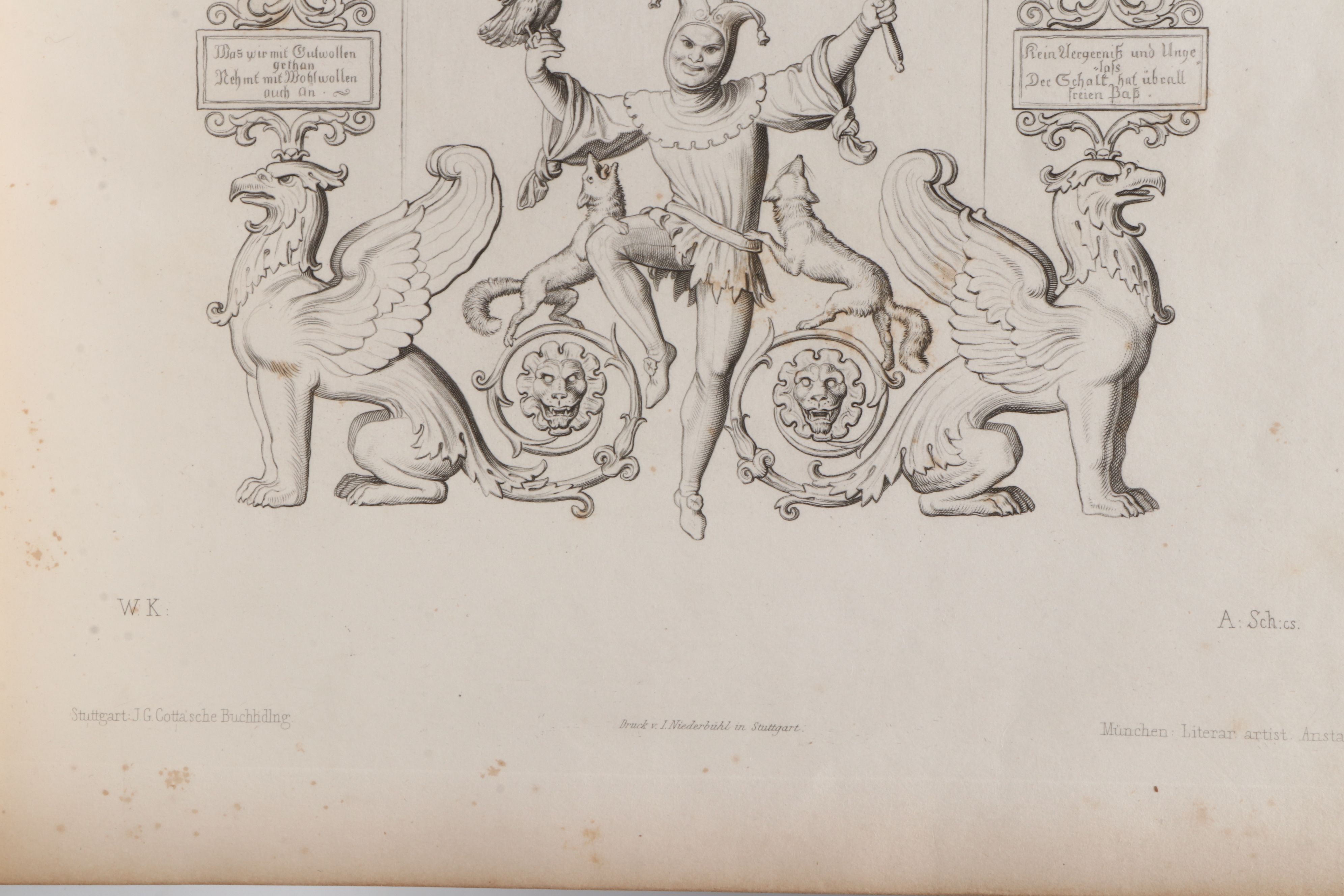 Wilhelm von Kaulbach Illustrated "Reineke Fuchs" by Wolfgang von Goethe, 1846