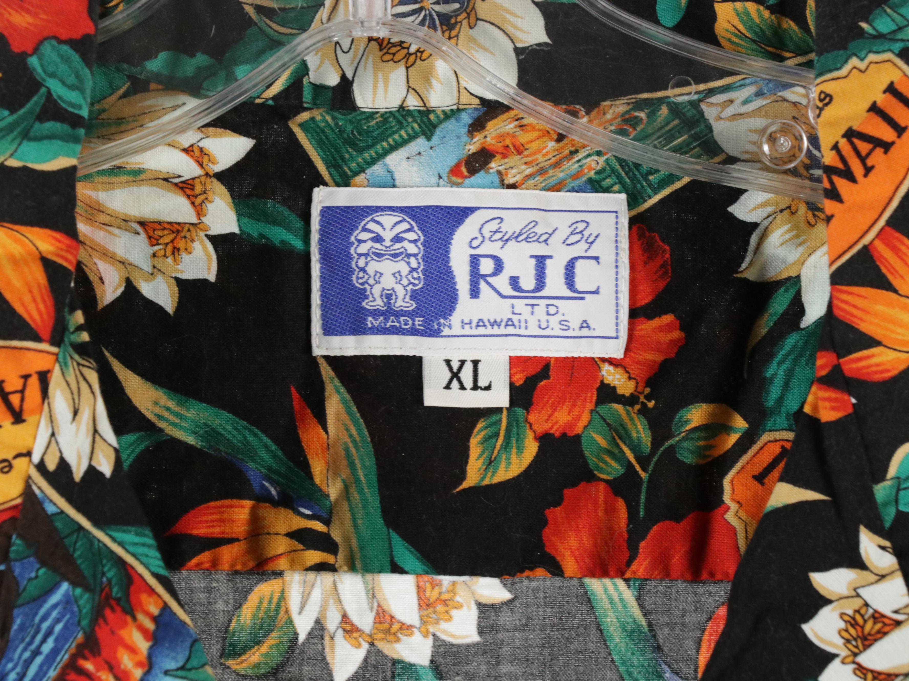 Men's Vintage Styled by RJC and Hawaii Blues Cotton Hawaiian Shirts