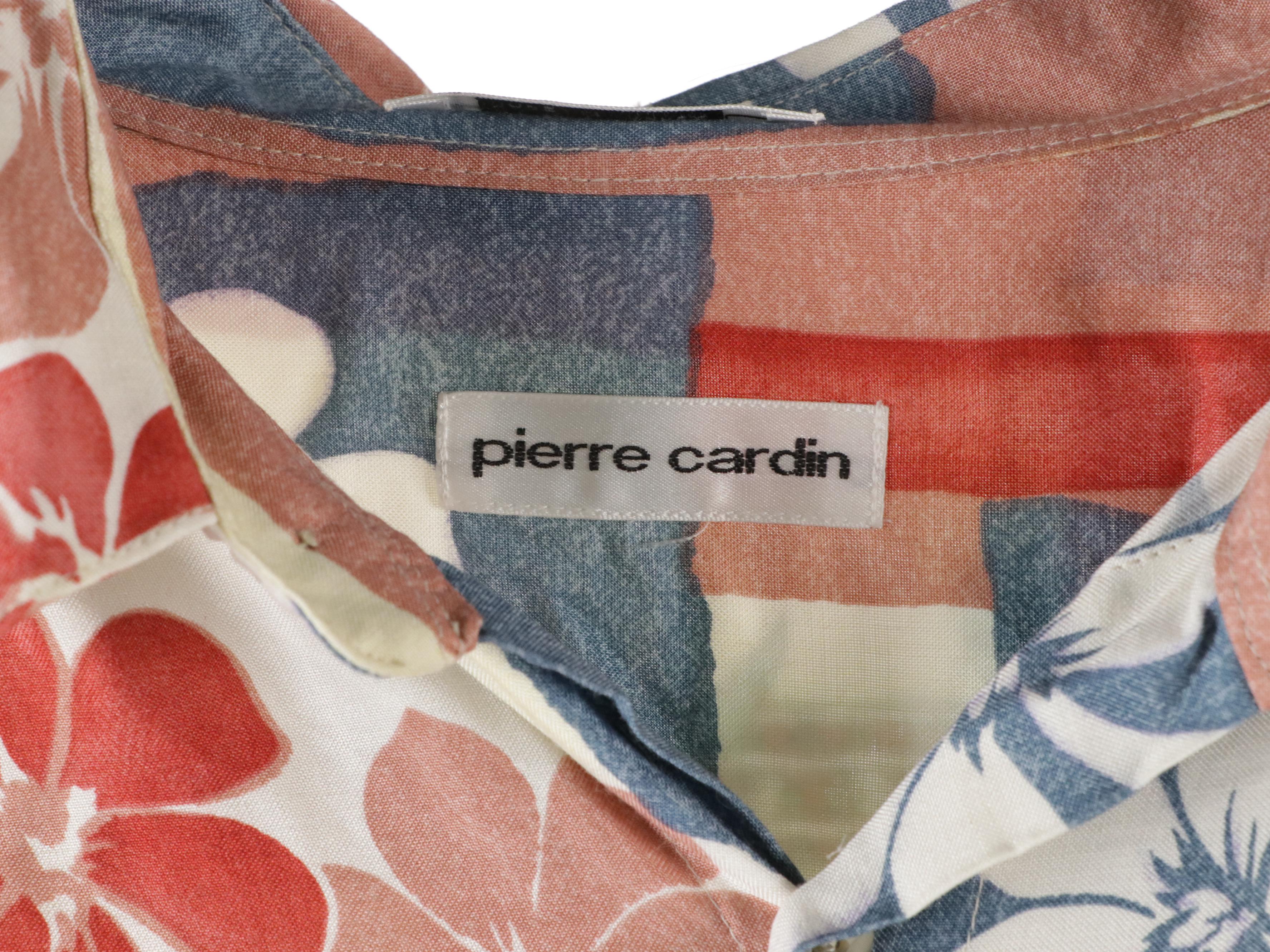 Men's Hawaiian Printed Shirts Including Pierre Cardin, Tommy Hilfiger, and More