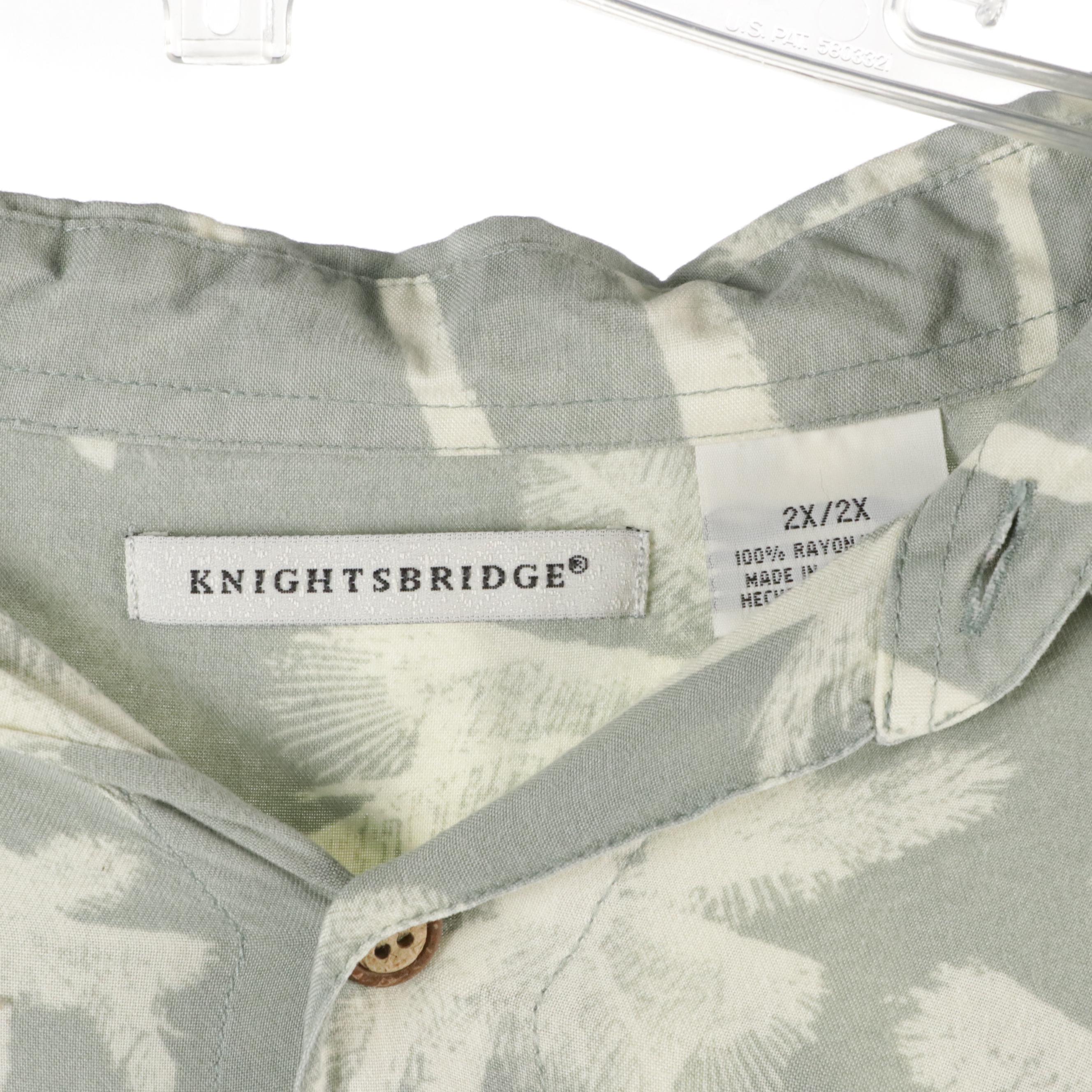 Men's Hawaiian Printed Shirts Including Pierre Cardin, Tommy Hilfiger, and More