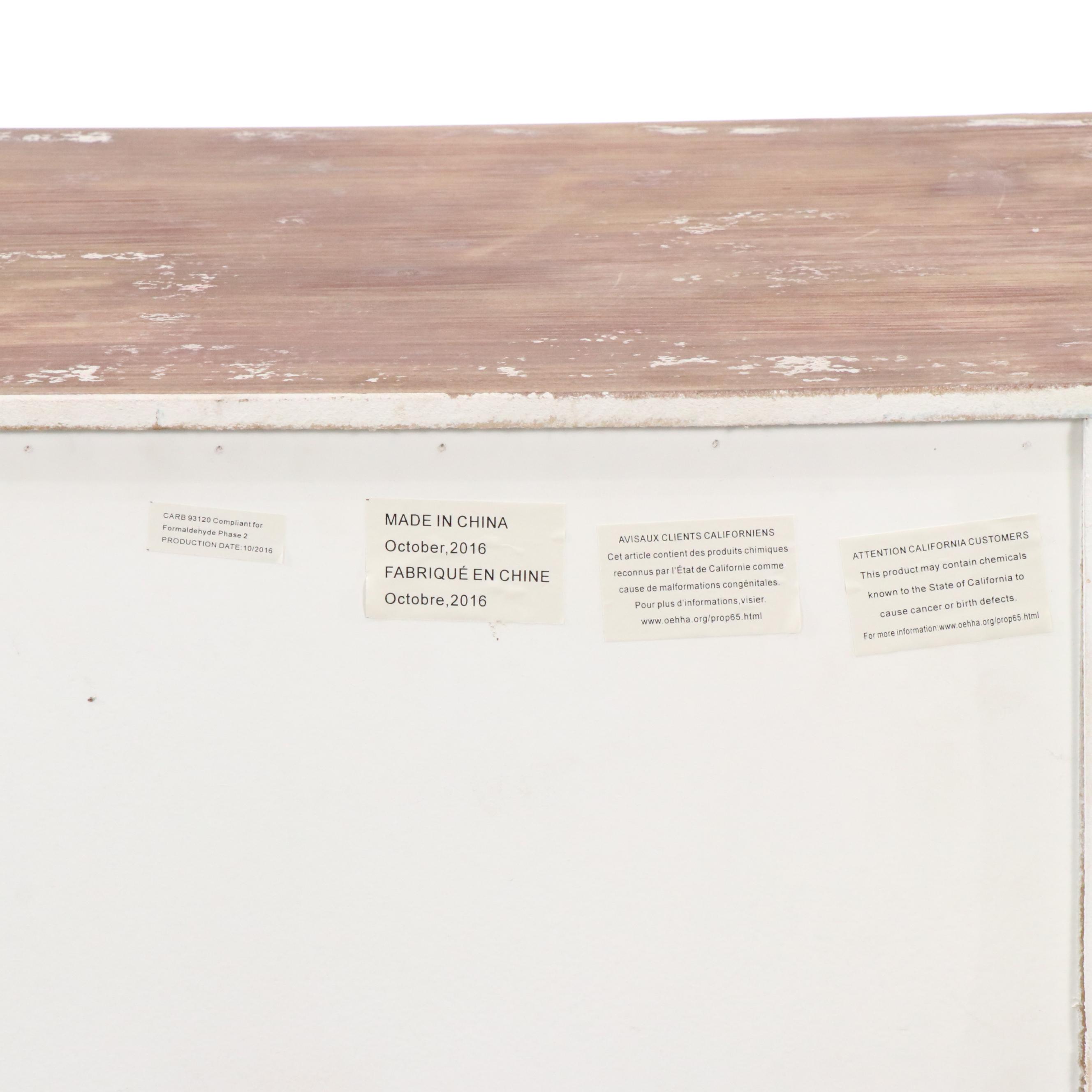 Contemporary Distressed Storage Cabinet