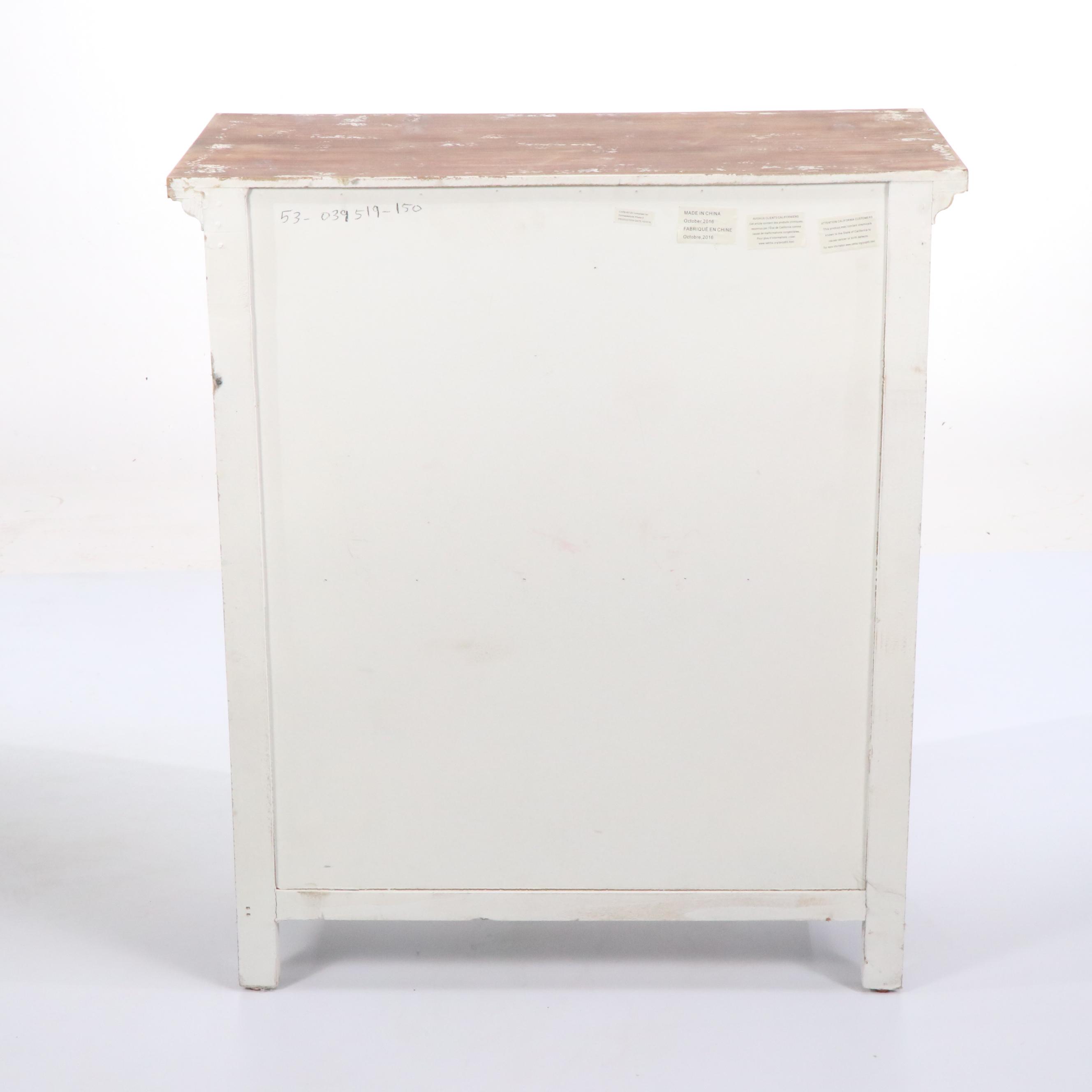 Contemporary Distressed Storage Cabinet