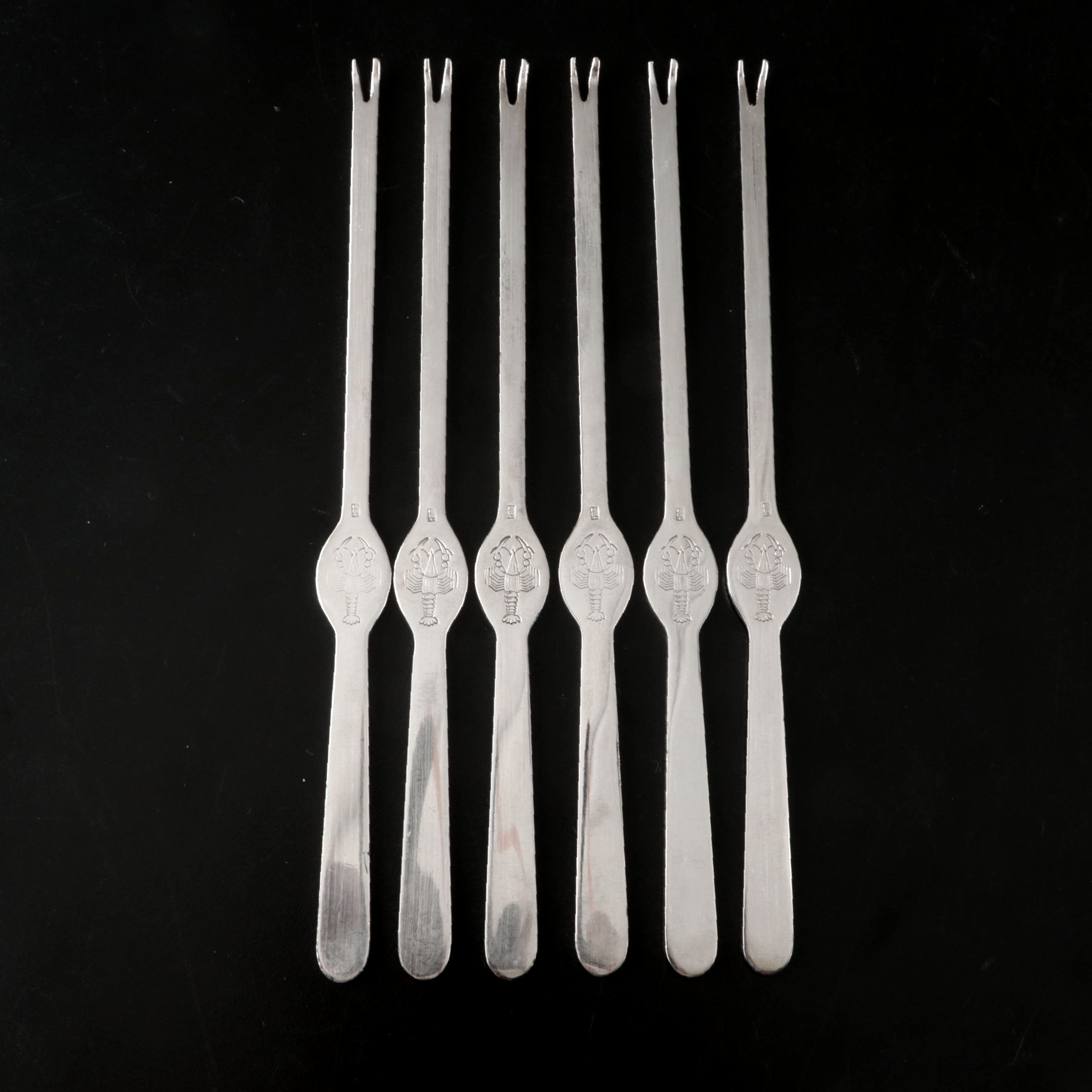 Silver Plate Lobster Forks