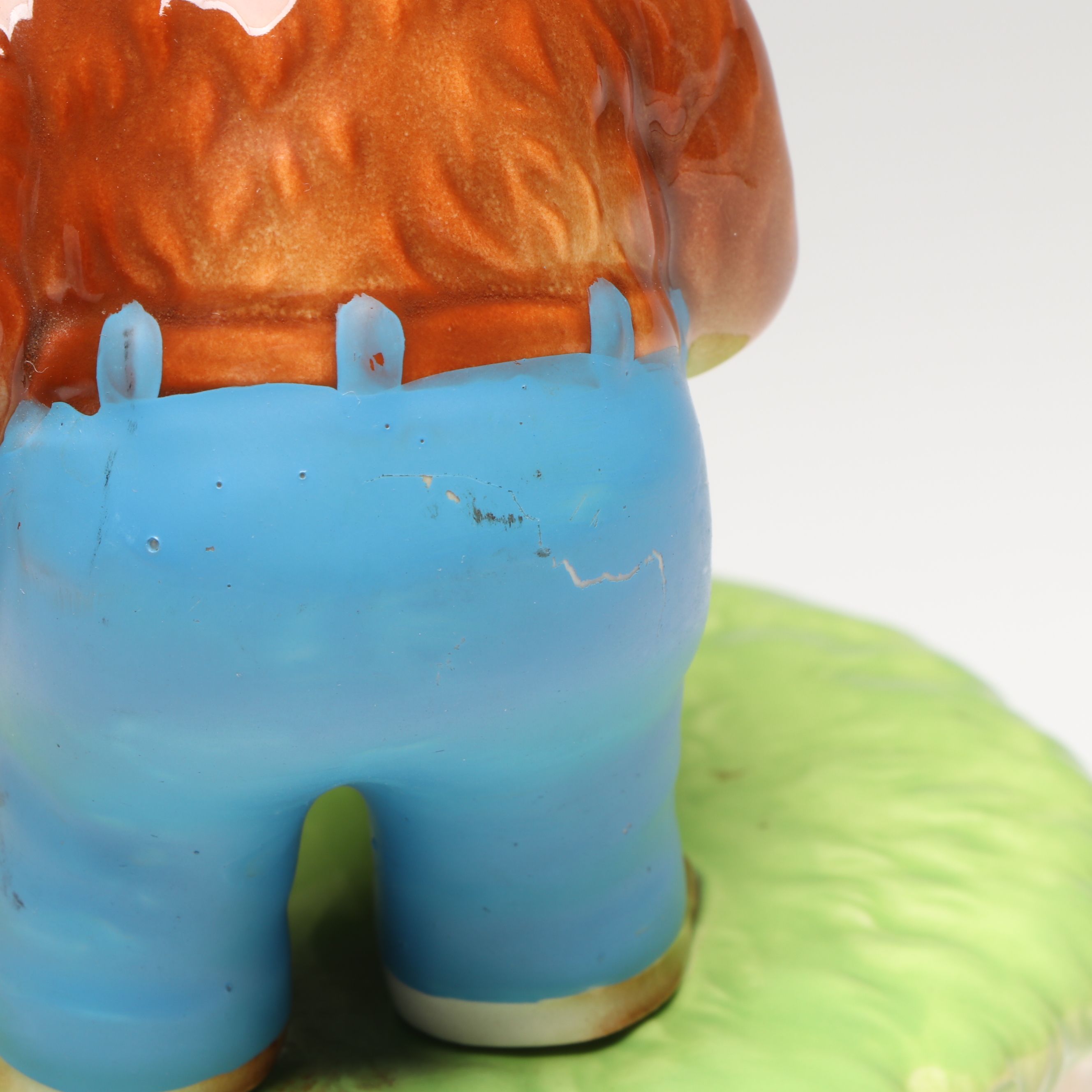 Smokey the Bear "Prevent Forest Fires" Rotating Ceramic Music Box