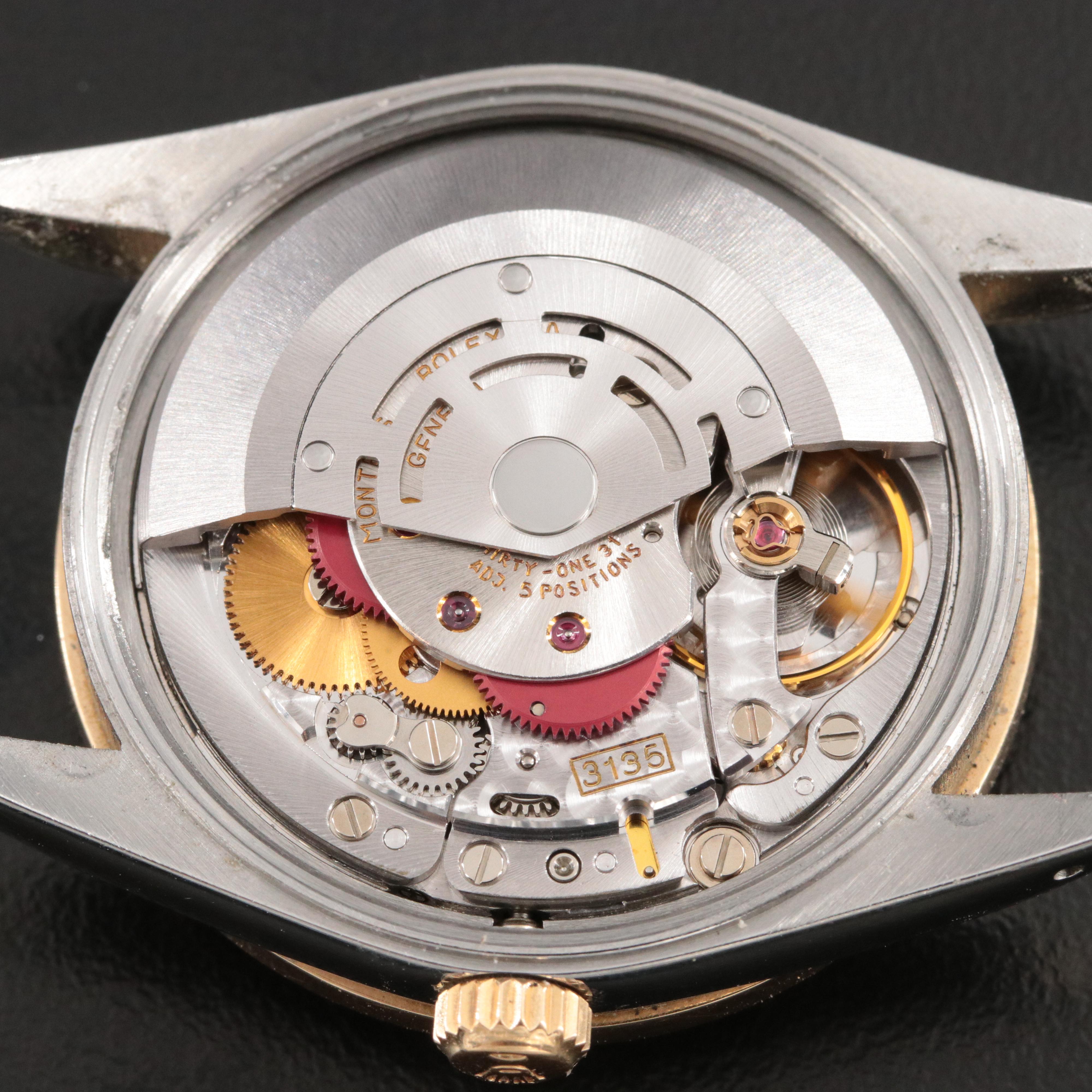 1990 Rolex Oyster Perpetual Custom Diamond Dial & Bezel Date Watch