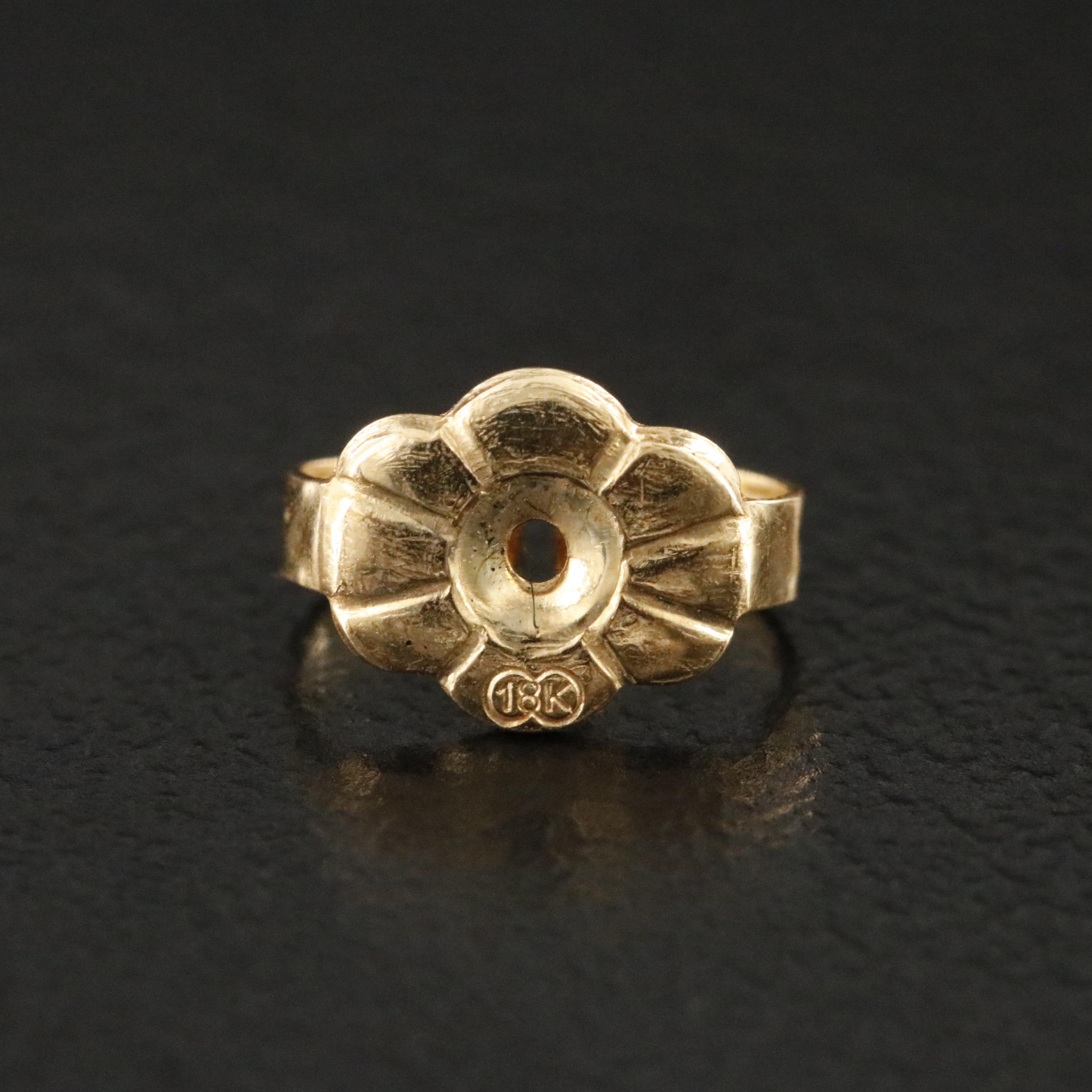 18K Amethyst and Diamond Earrings