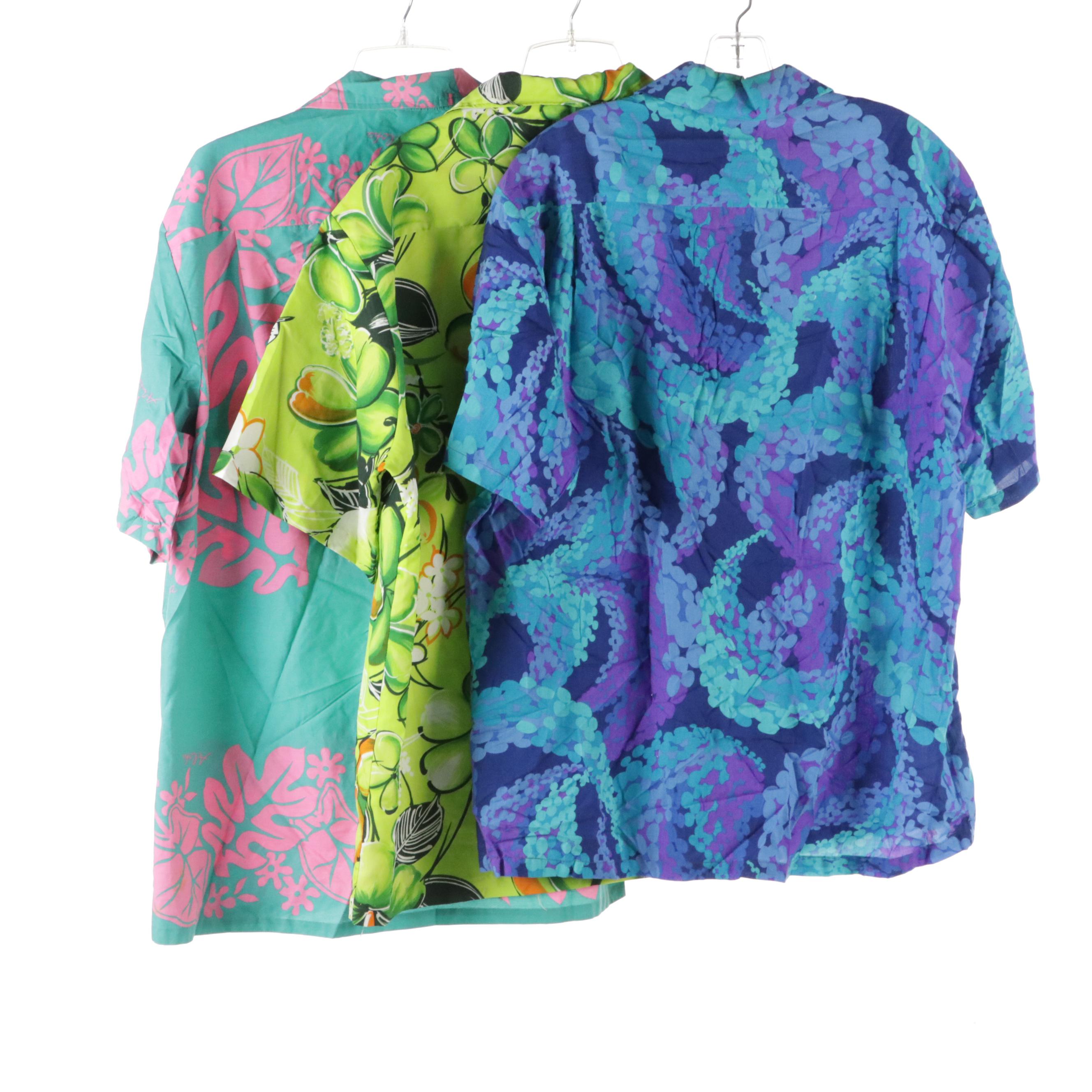 Men's Reef and Other Hawaiian-Made Short Sleeve Shirts
