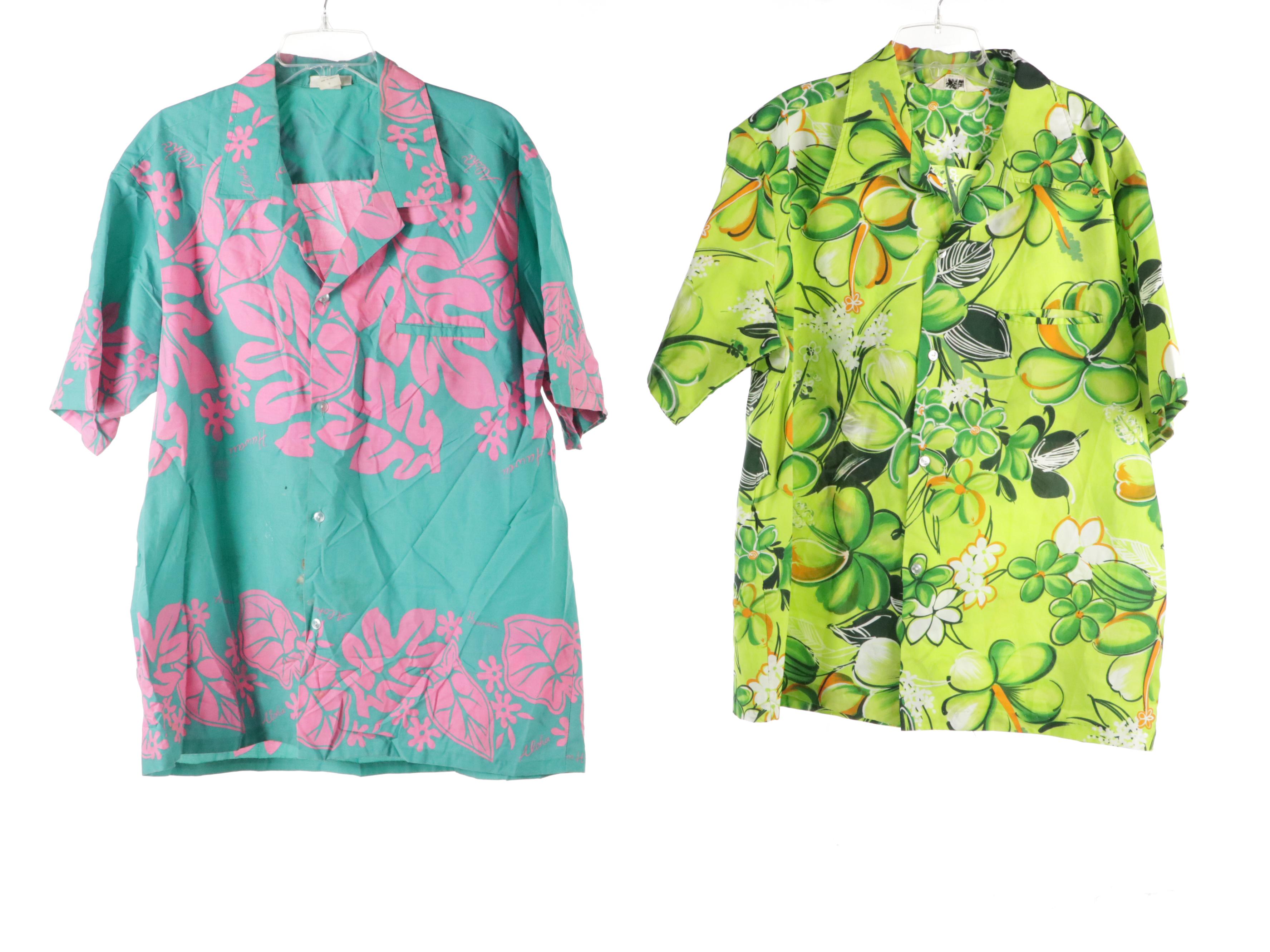 Men's Reef and Other Hawaiian-Made Short Sleeve Shirts