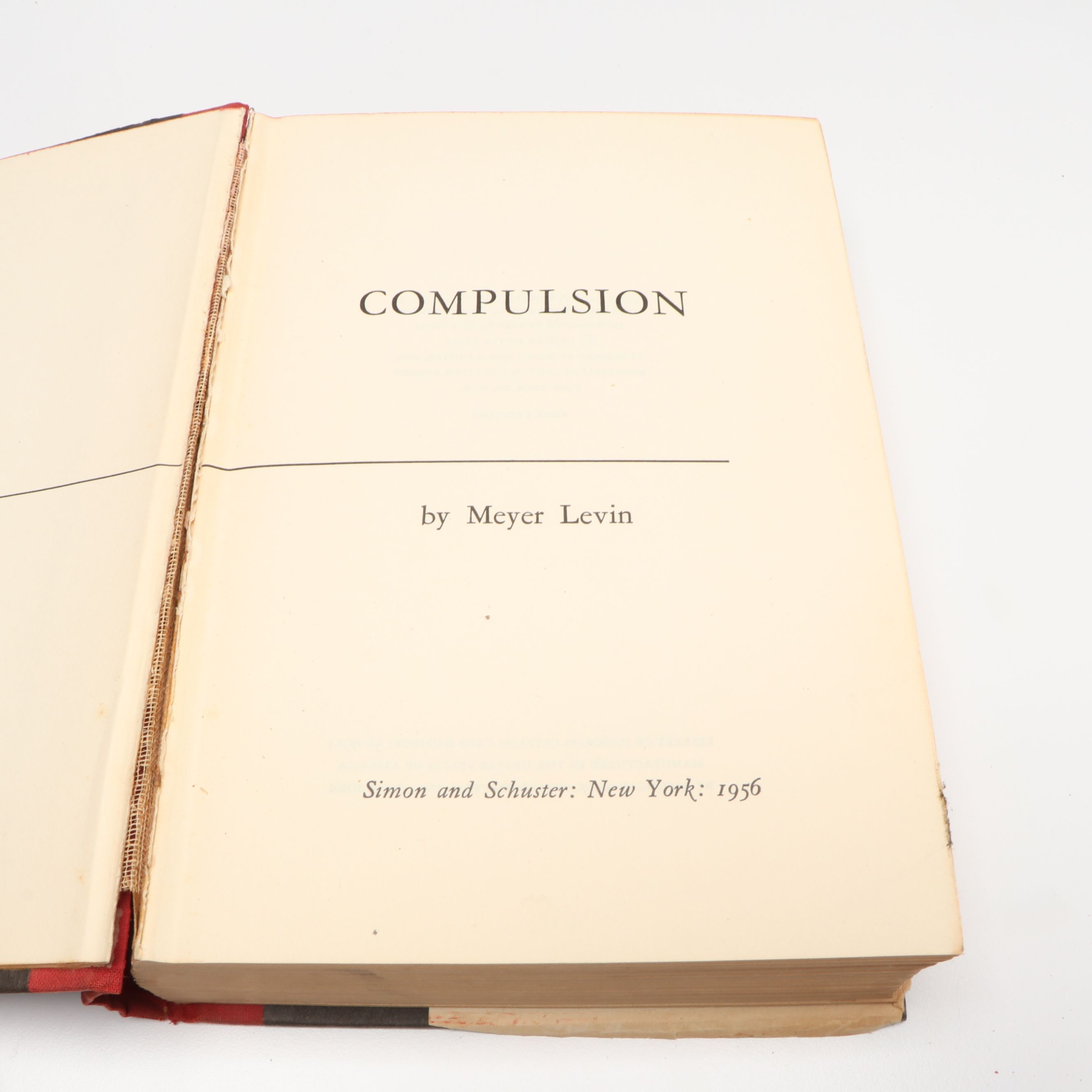 First Printing "Compulsion" by Meyer Levin and More Books
