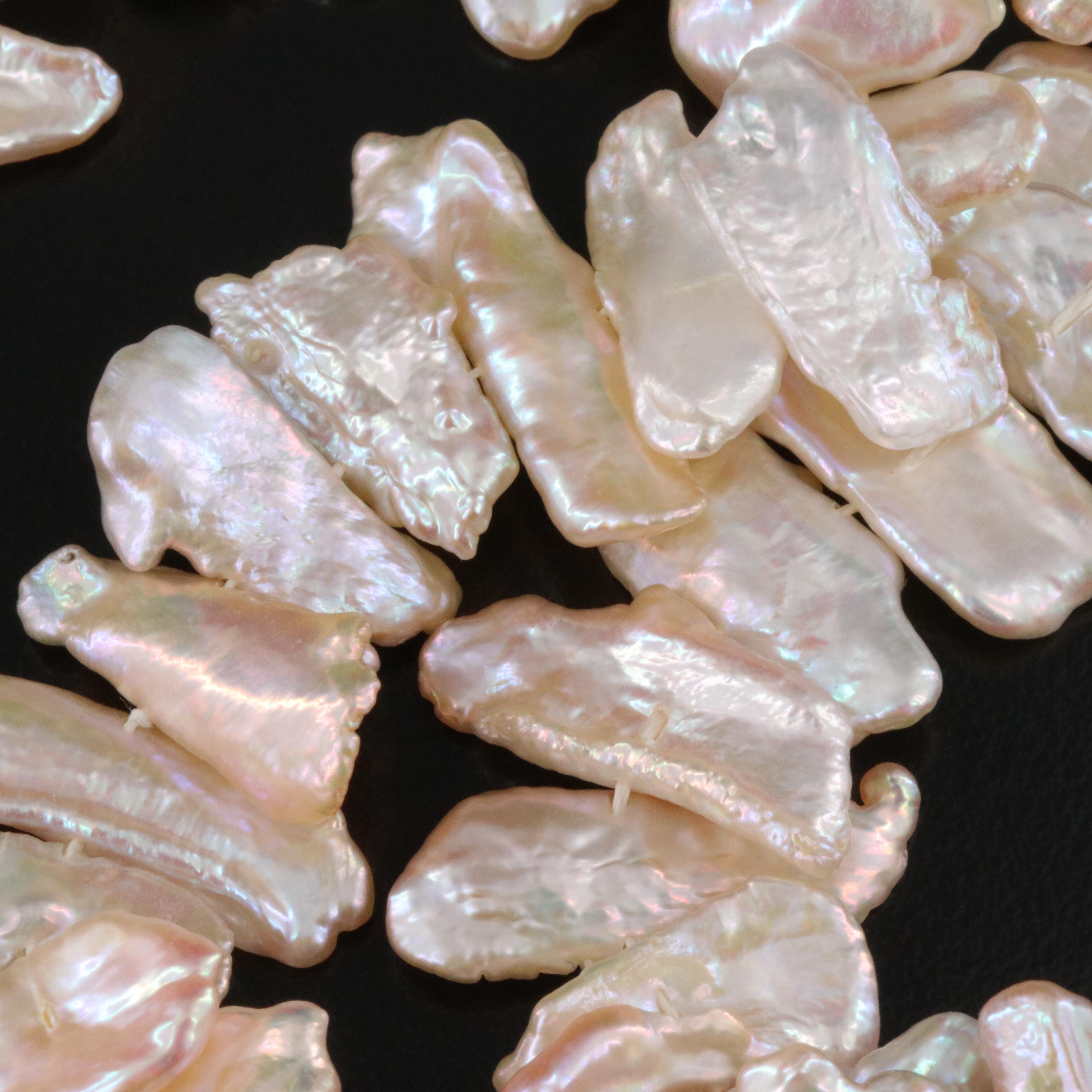 Baroque Pearl Necklace with 14K Clasp