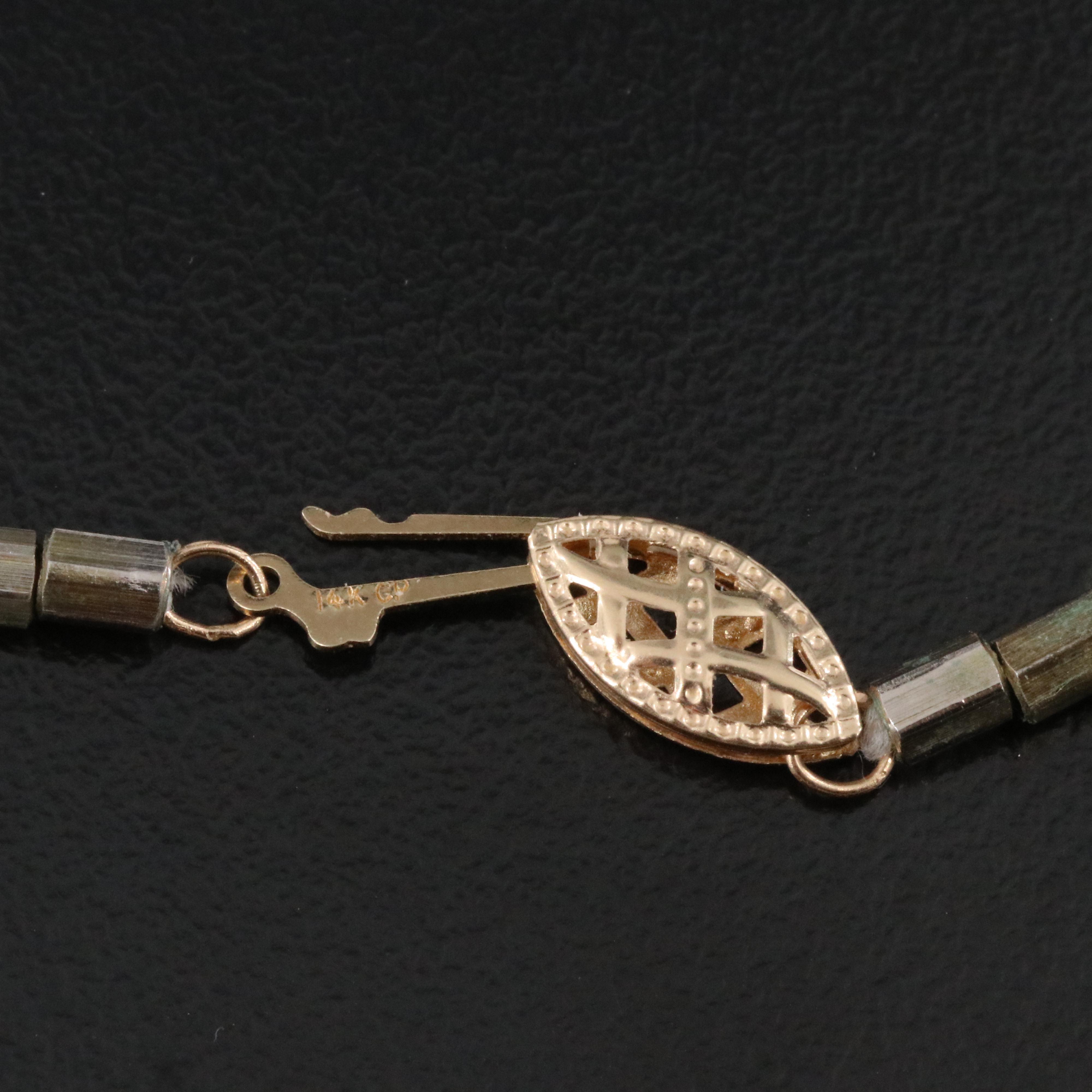 Baroque Pearl Necklace with 14K Clasp