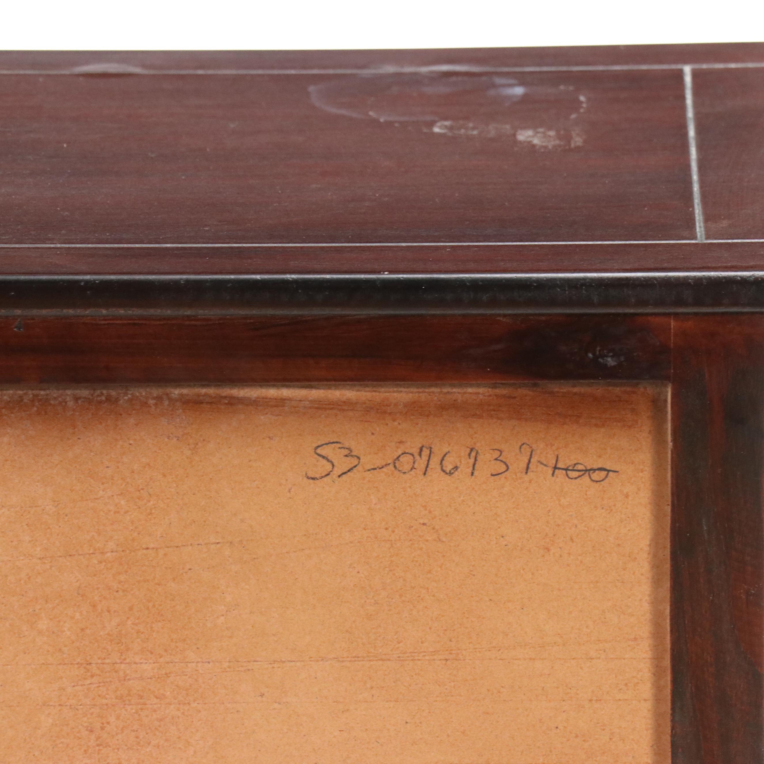 Mahogany Finish Wooden Nightstand