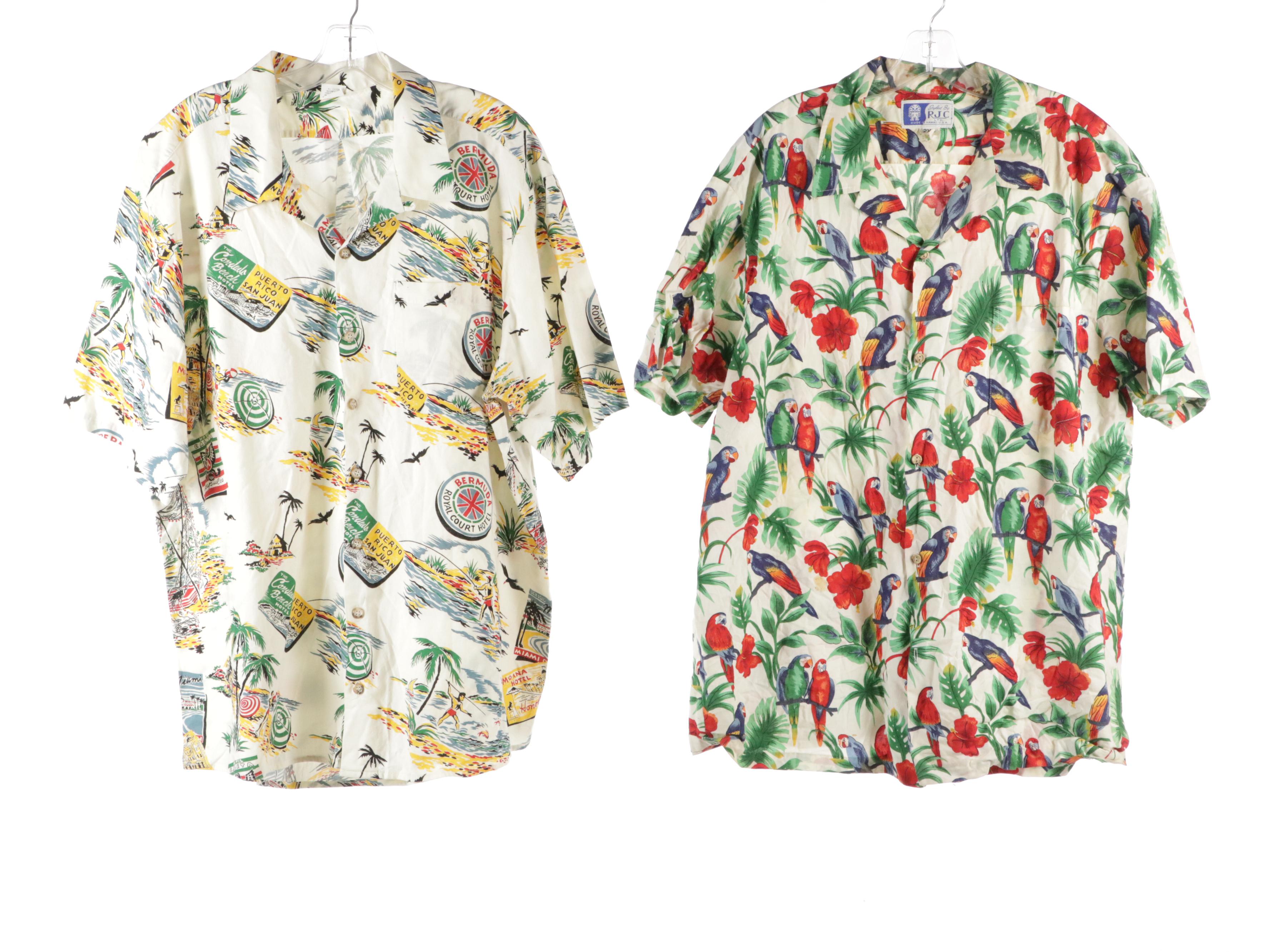 Men's Hawaiian Shirts from RJC Hawai’i, Windswept in the Bahamas, and More